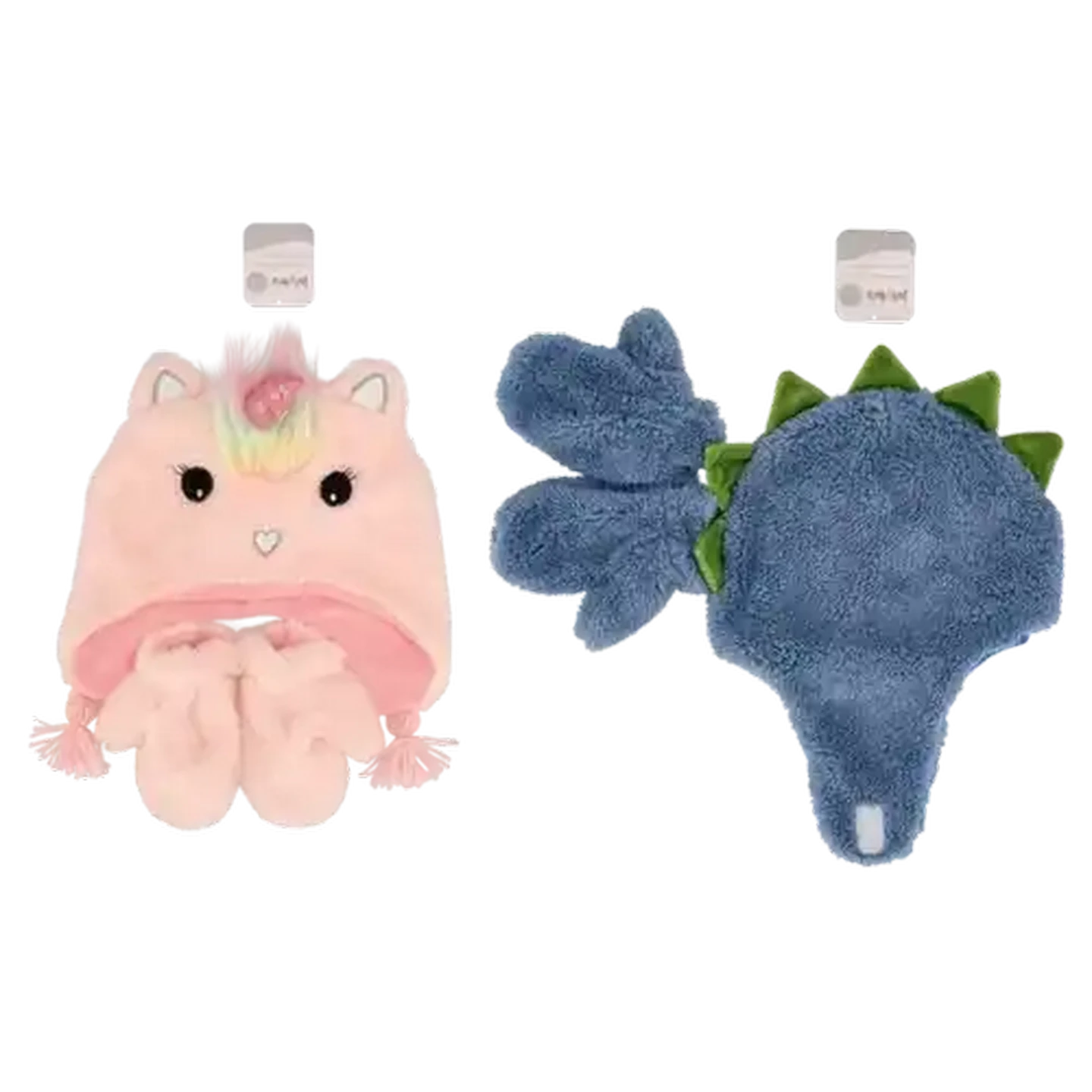 Image of Jolly Tots Fleece Hat & Mittens Set 3 Months + (Design May Vary)