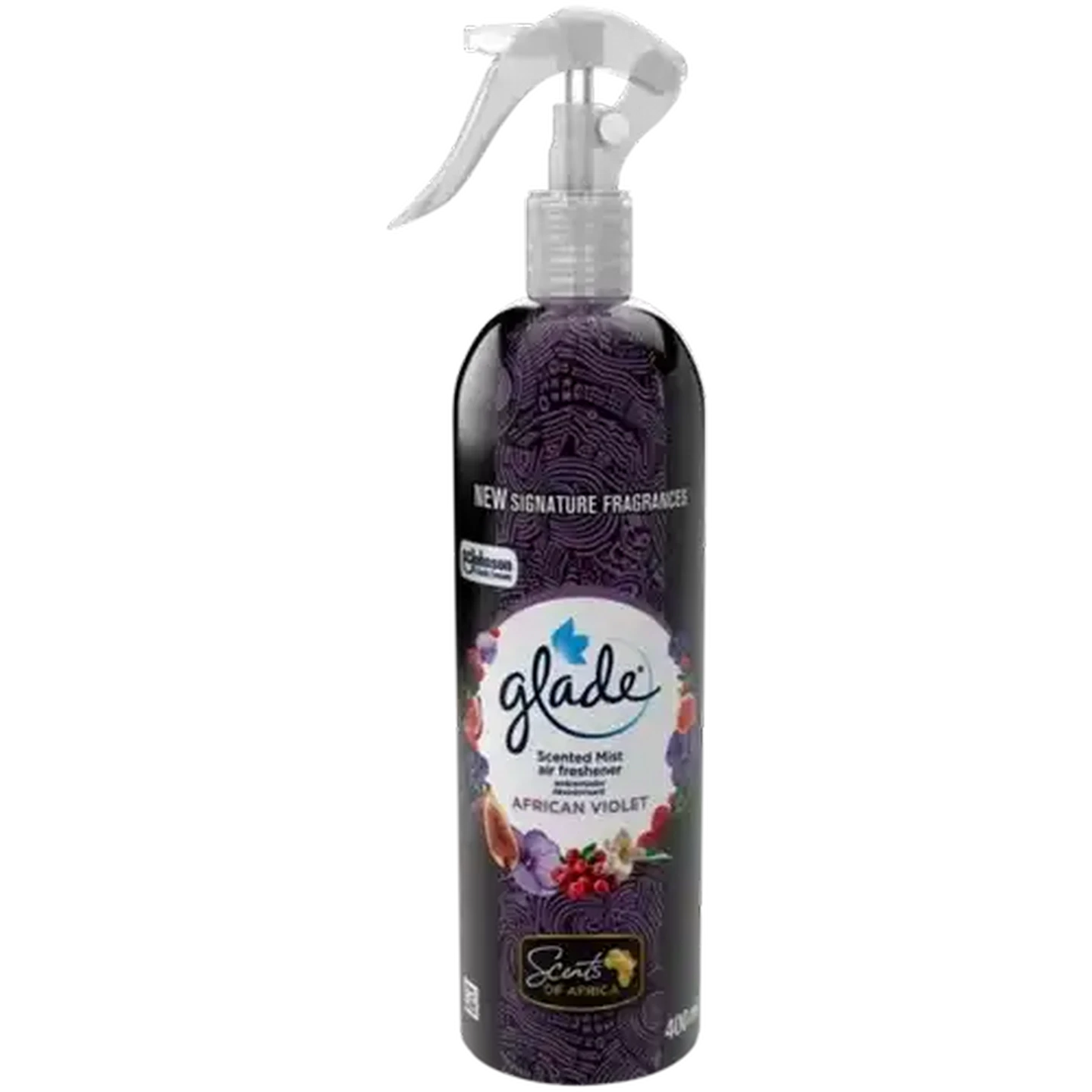 Image of Glade Scents of Africa African Violet Scented Mist Air Freshener 400ml