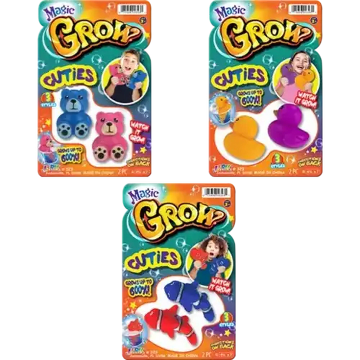 Checkers Sixty60 | Ja‑Ru Cuties Magic Grow – Bears, Ducks & Fish