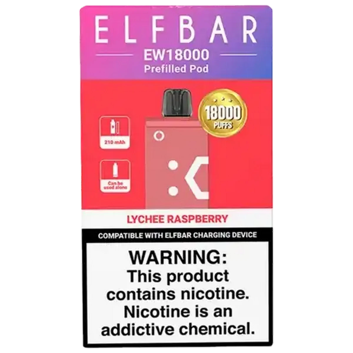 Checkers Sixty60 | ELFBAR EW18000 Lychee Raspberry 5% Disposable ...