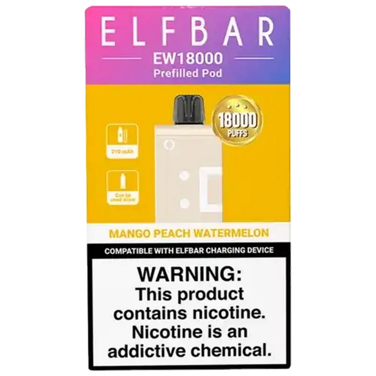 Checkers Sixty60 | ELFBAR EW 18000 Mango Peach Watermelon 5