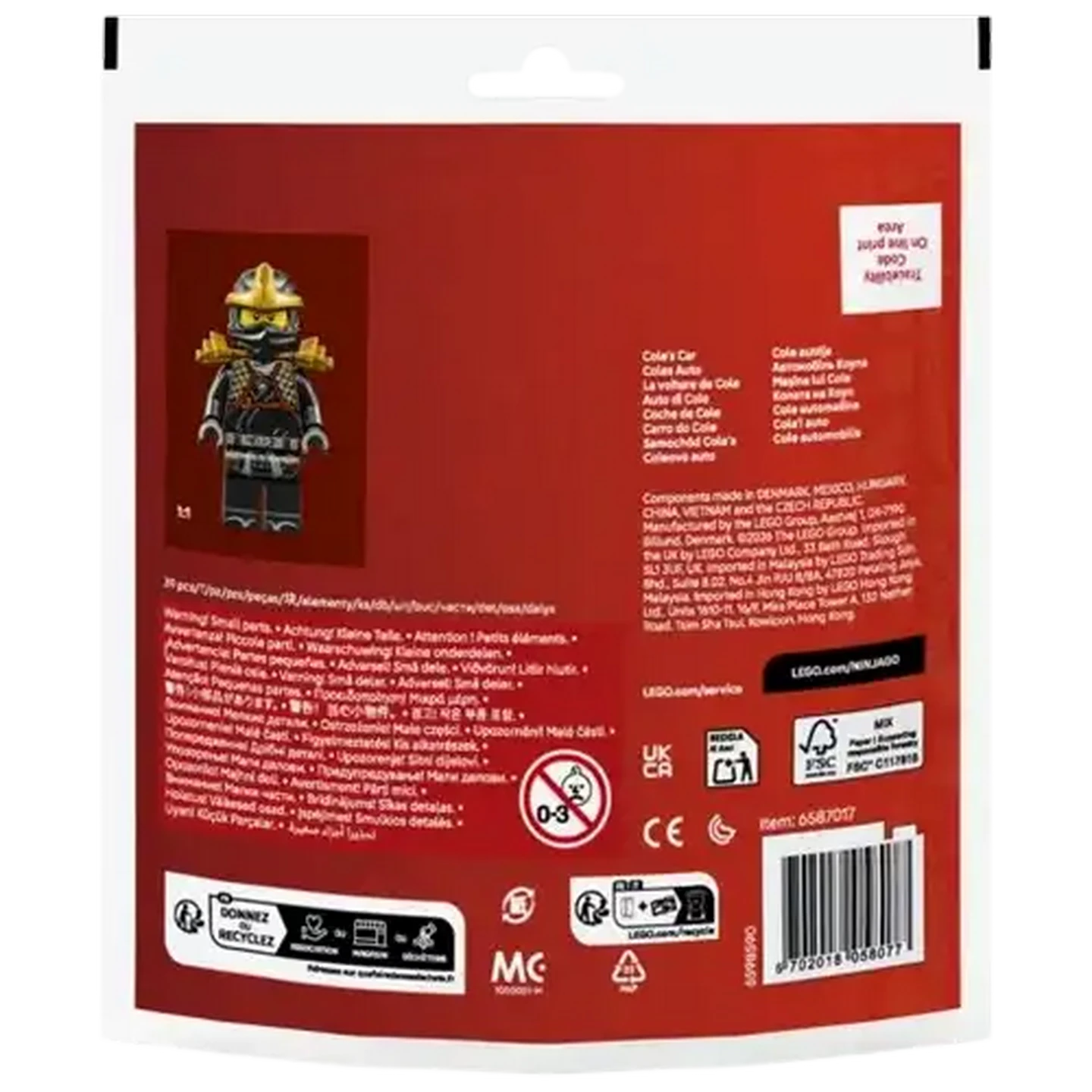 Checkers Sixty60 | LEGO® NINJAGO® Ninja Cole's Car (30723)