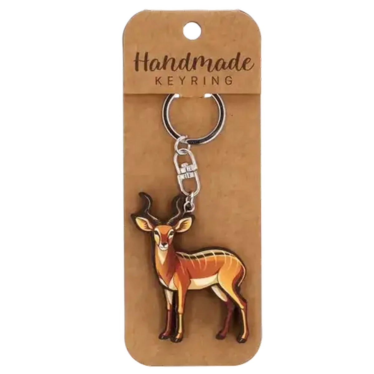 Checkers Sixty60 | Shapiro Wood Gazelle Handmade Keyring