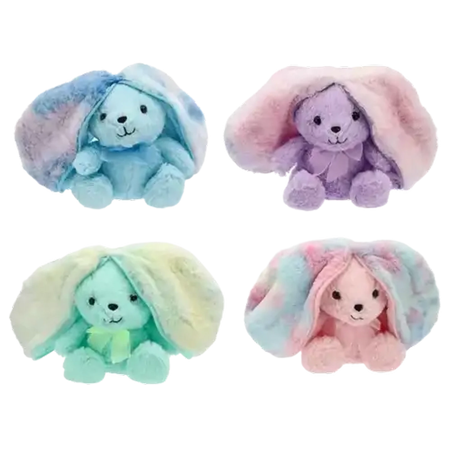 Checkers Sixty60 | Fur Baby Plush Zip & Flip Bunnies 19cm (Colour