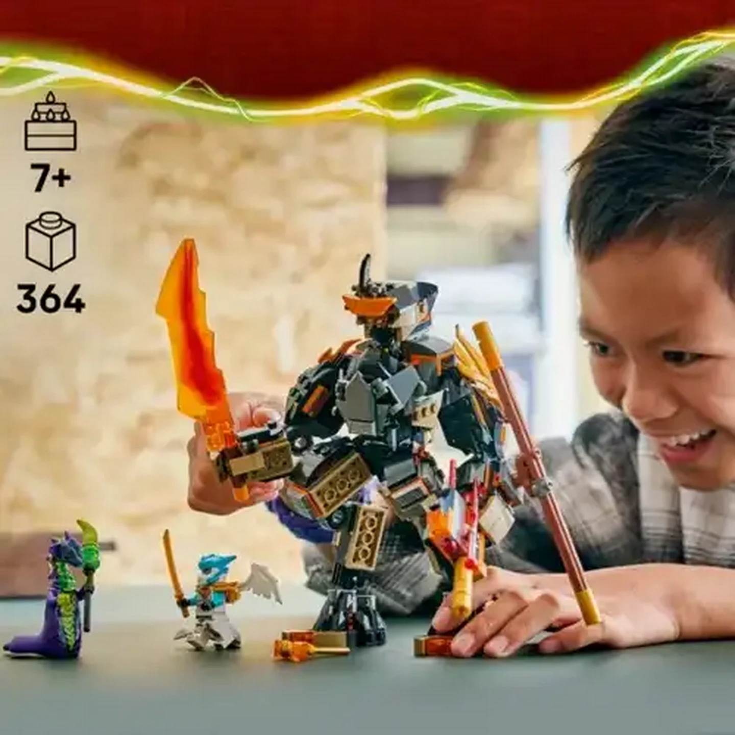 Checkers Sixty60 | LEGO® Ninjago Cole's Mission Mech & Dragon Zane