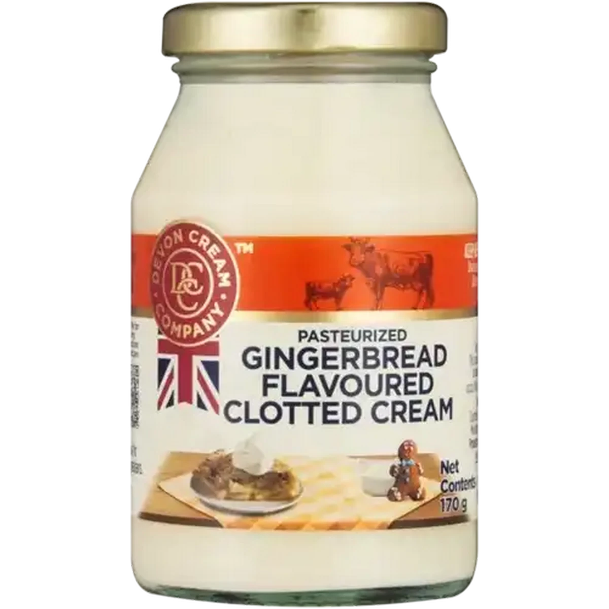 DETOCYCLE タイトニングジェルクリーム 500g Checkers Sixty60 | Devon Cream Company Gingerbread Flavoured