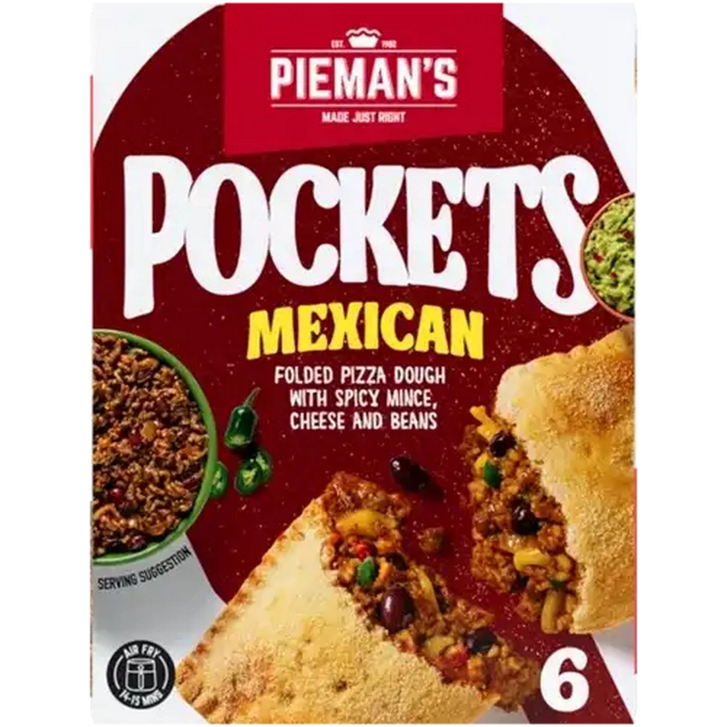 Checkers Sixty60 | PIEMAN'S Frozen Mexican Pizza Pockets 6 x 130g