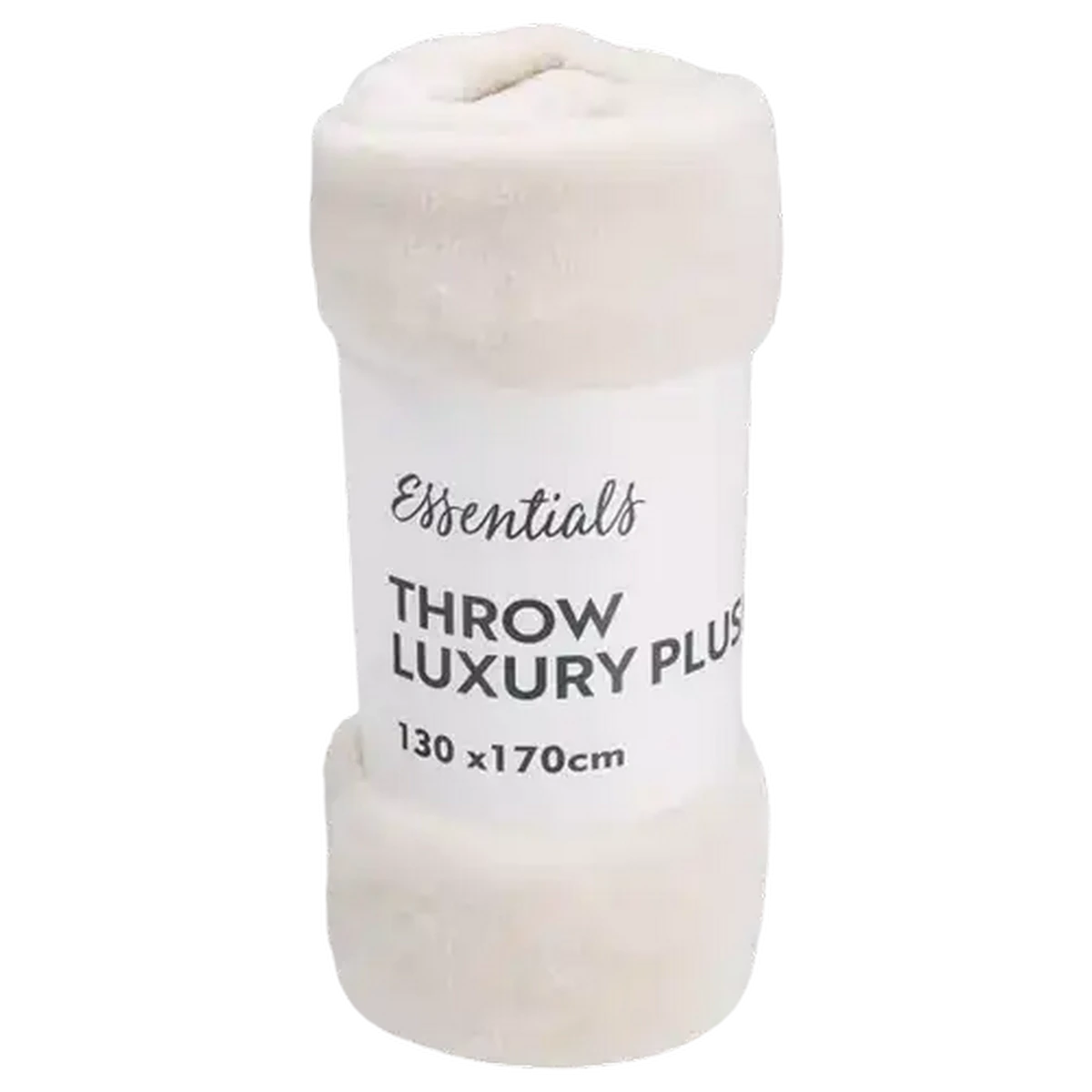 Checkers Sixty60 | Essentials Ivory Luxury Plush Throw 130 x 170cm