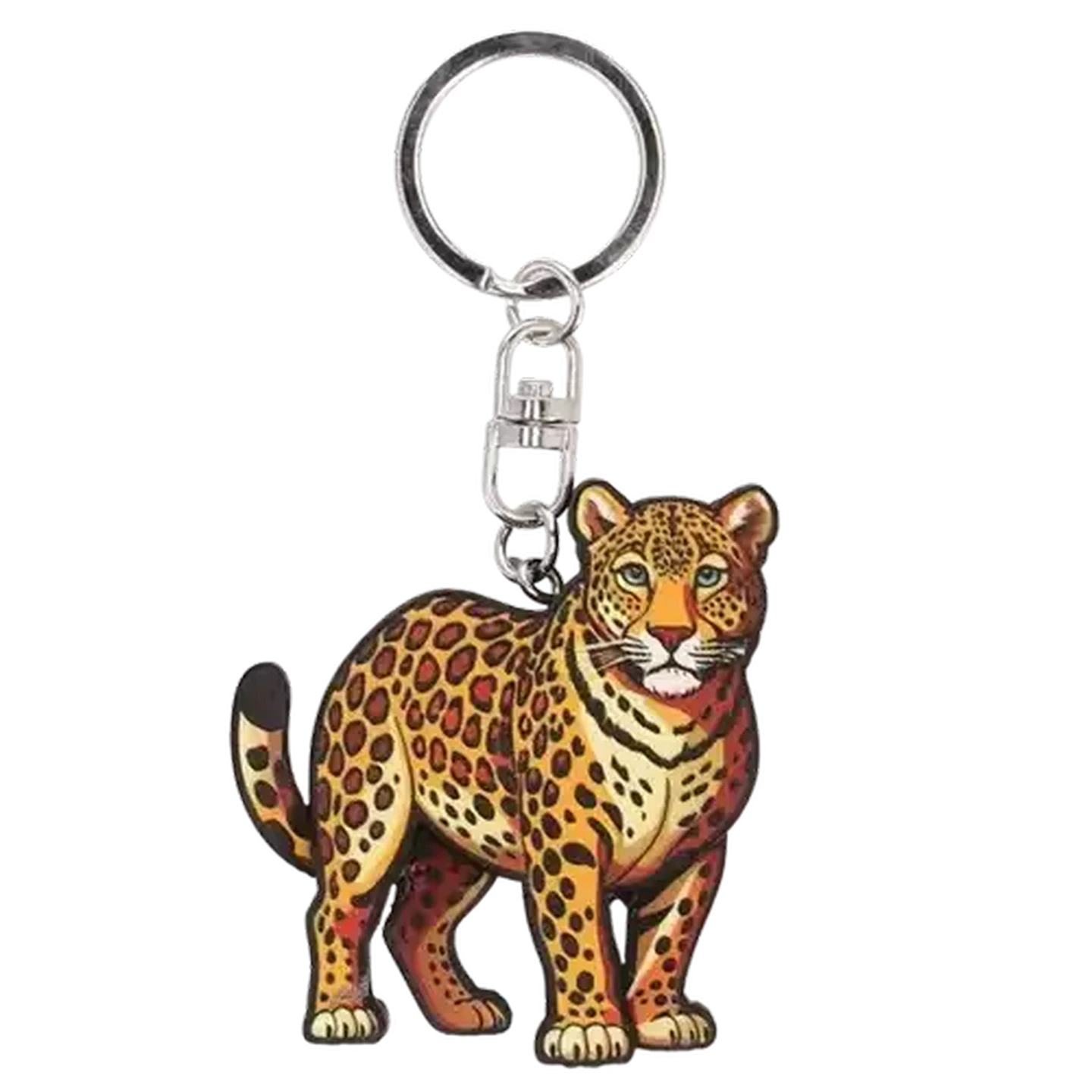 Checkers Sixty60 | Shapiro Wood Leopard Handmade Keyring