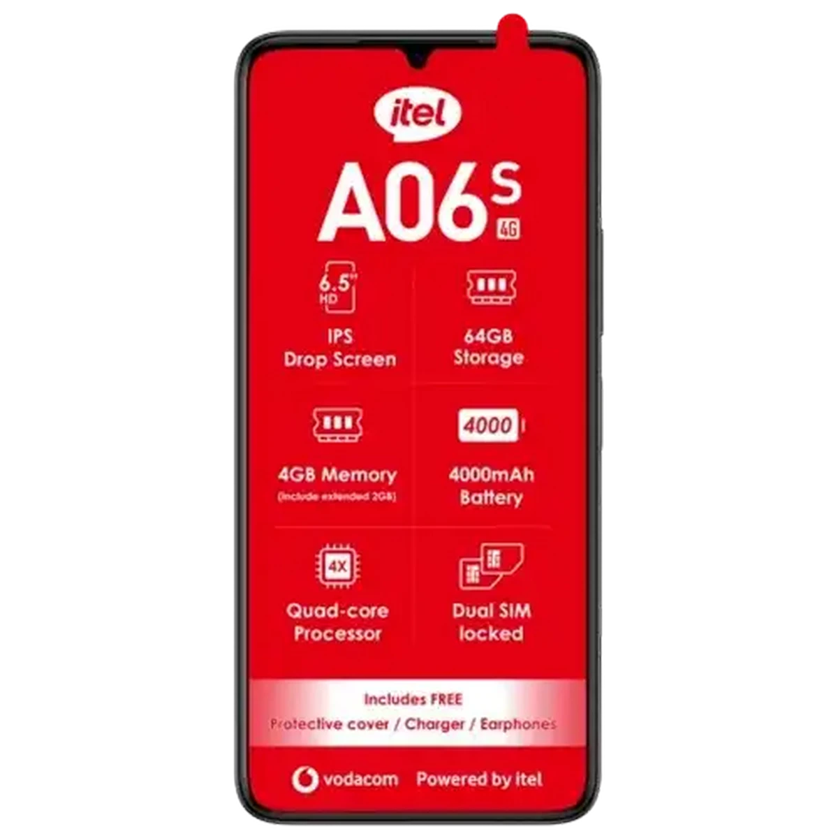 Checkers Sixty60 | itel A06S Black Mobile Handset 64GB