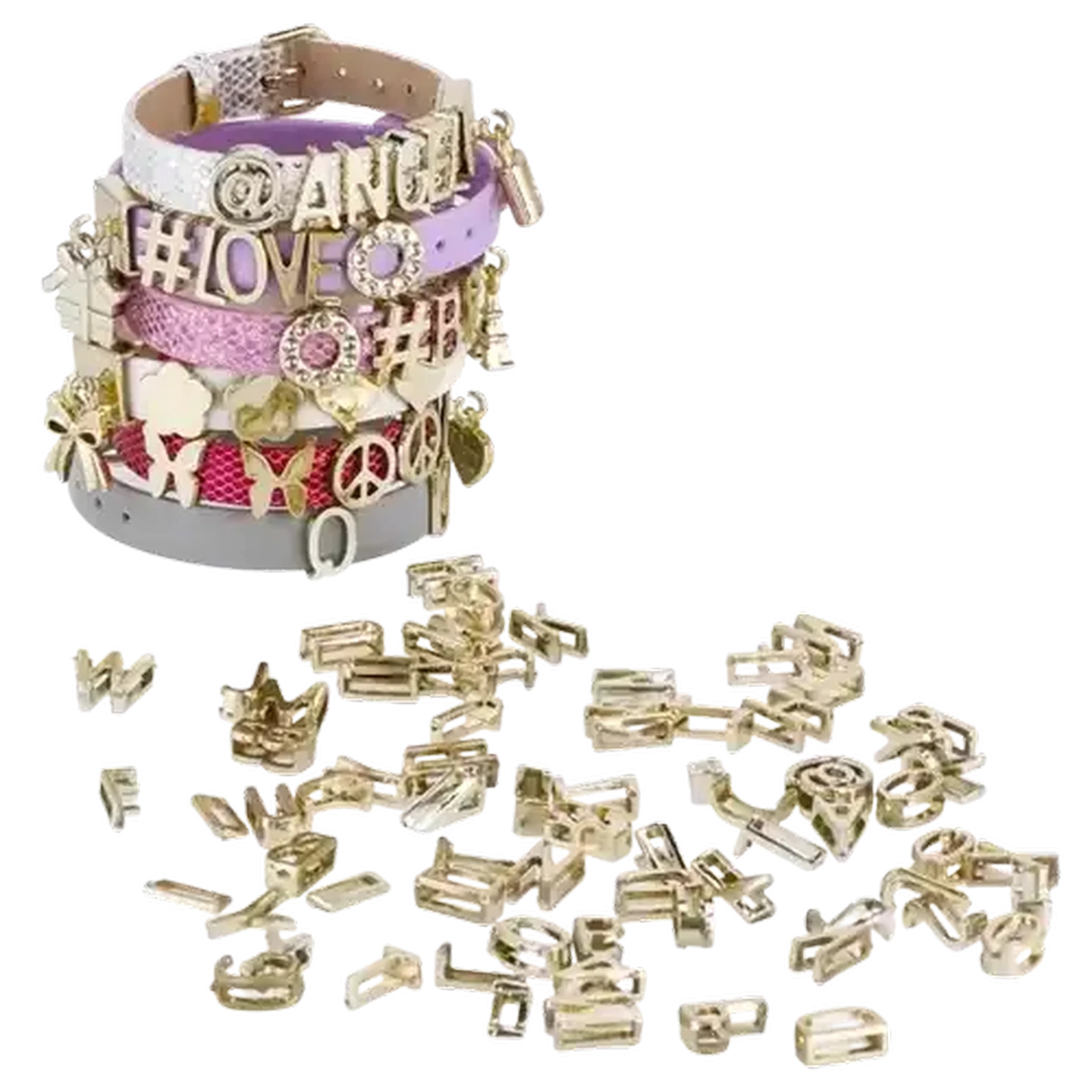 Image of Tasia So Beads Make 6 Rose Gold Message Bands