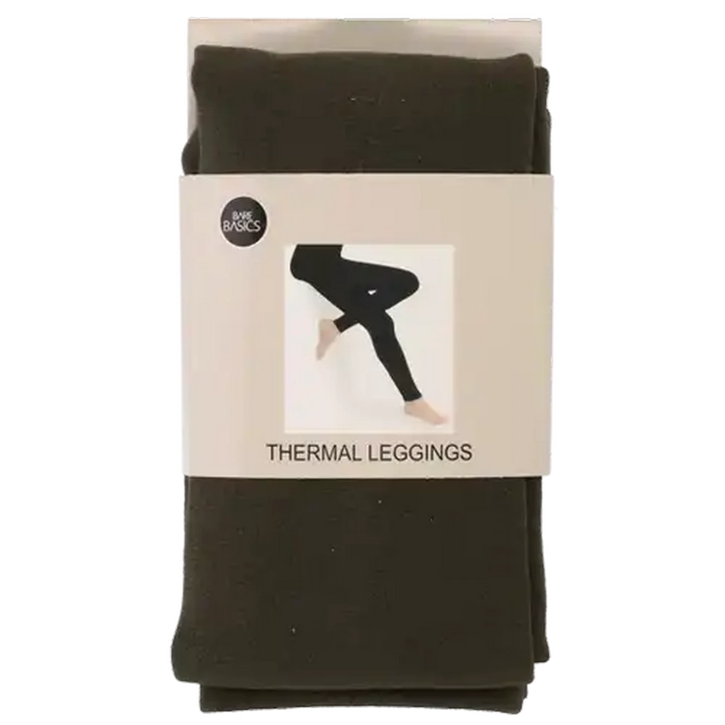 Image of Bare Basics Ladies Olive Small/Medium Thermal Leggings