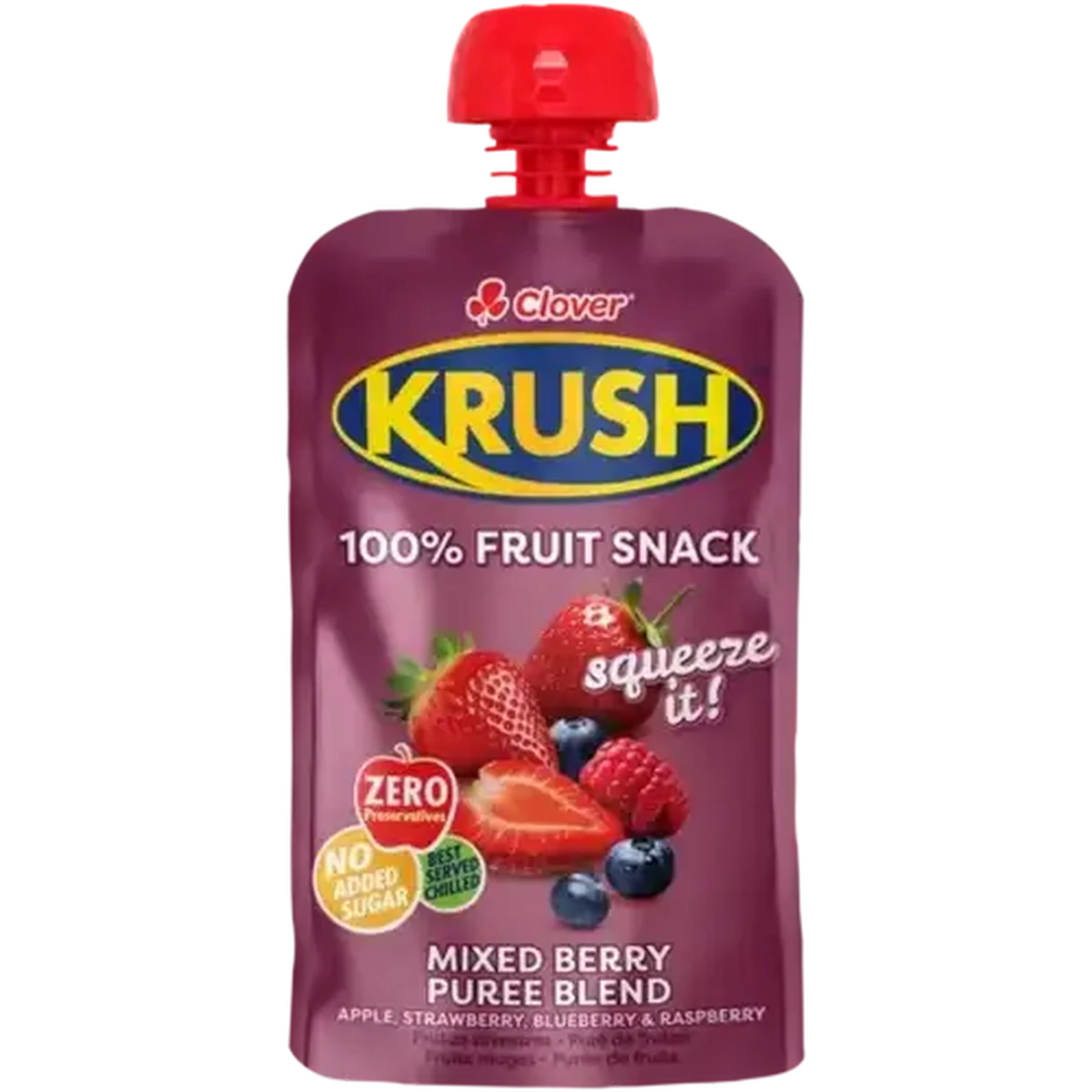 Checkers Sixty60 | Clover Krush Mixed Berry 100% Fruit Snack 110ml