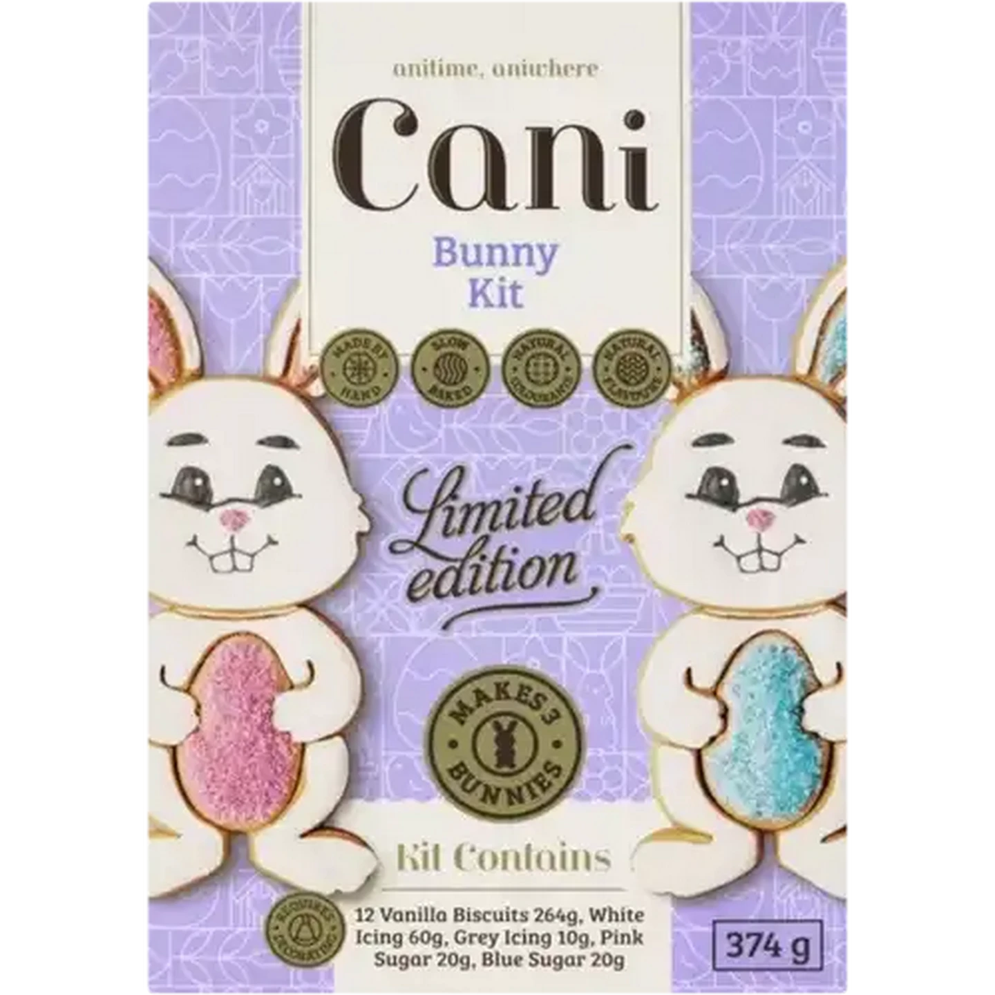 4✳B  Dot Bunny CandyStripeBunny Checkers Sixty60 | Cani Limited Edition Bunny Kit 374g