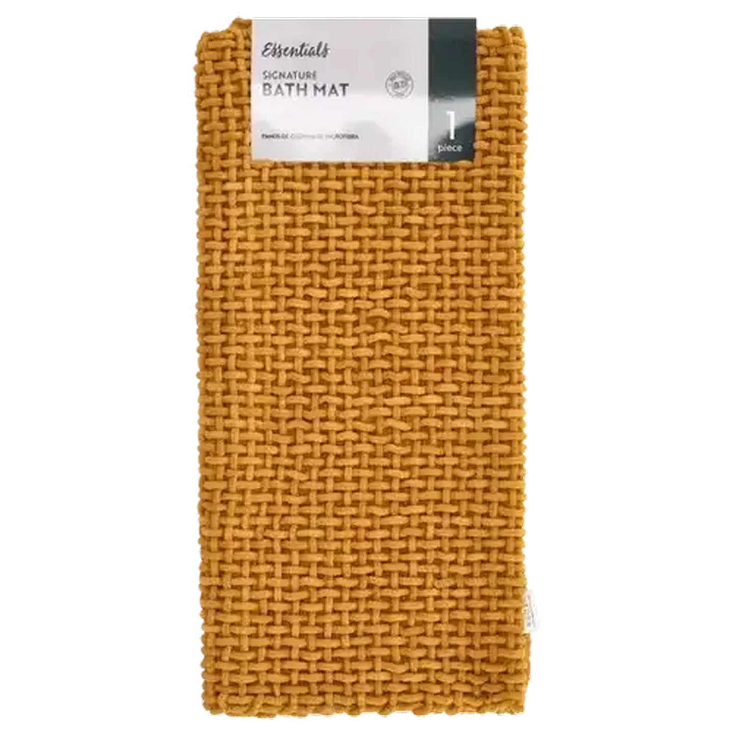 Image of Essentials Mustard Signature Bath Mat 50 x 70cm