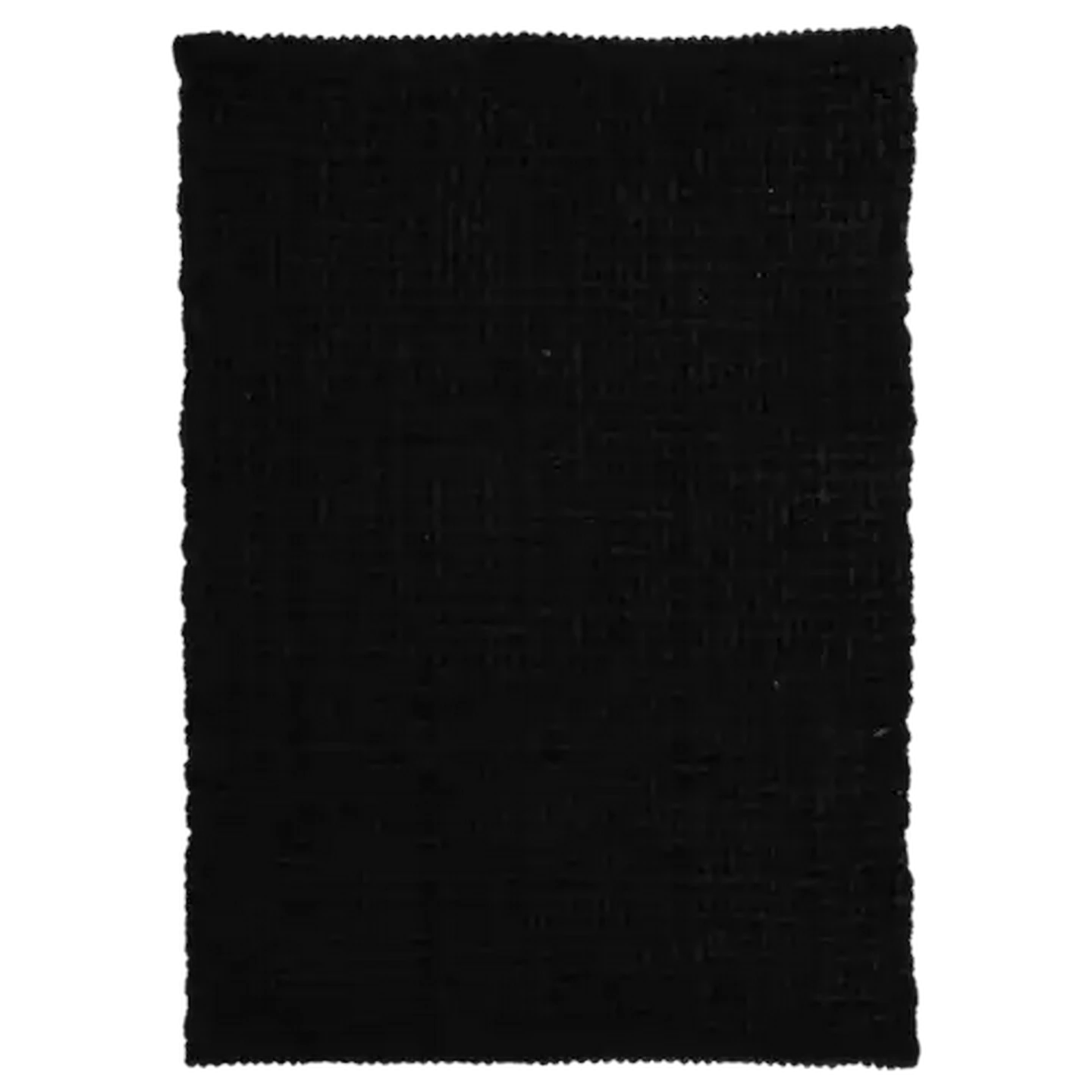 Image of Essentials Black Signature Bath Mat 50 x 70cm