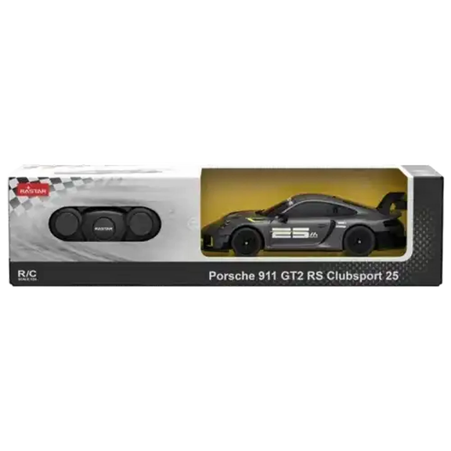 Checkers Sixty60 | RASTAR Grey 1:24 Porsche 911 GT2 Radio Control Car
