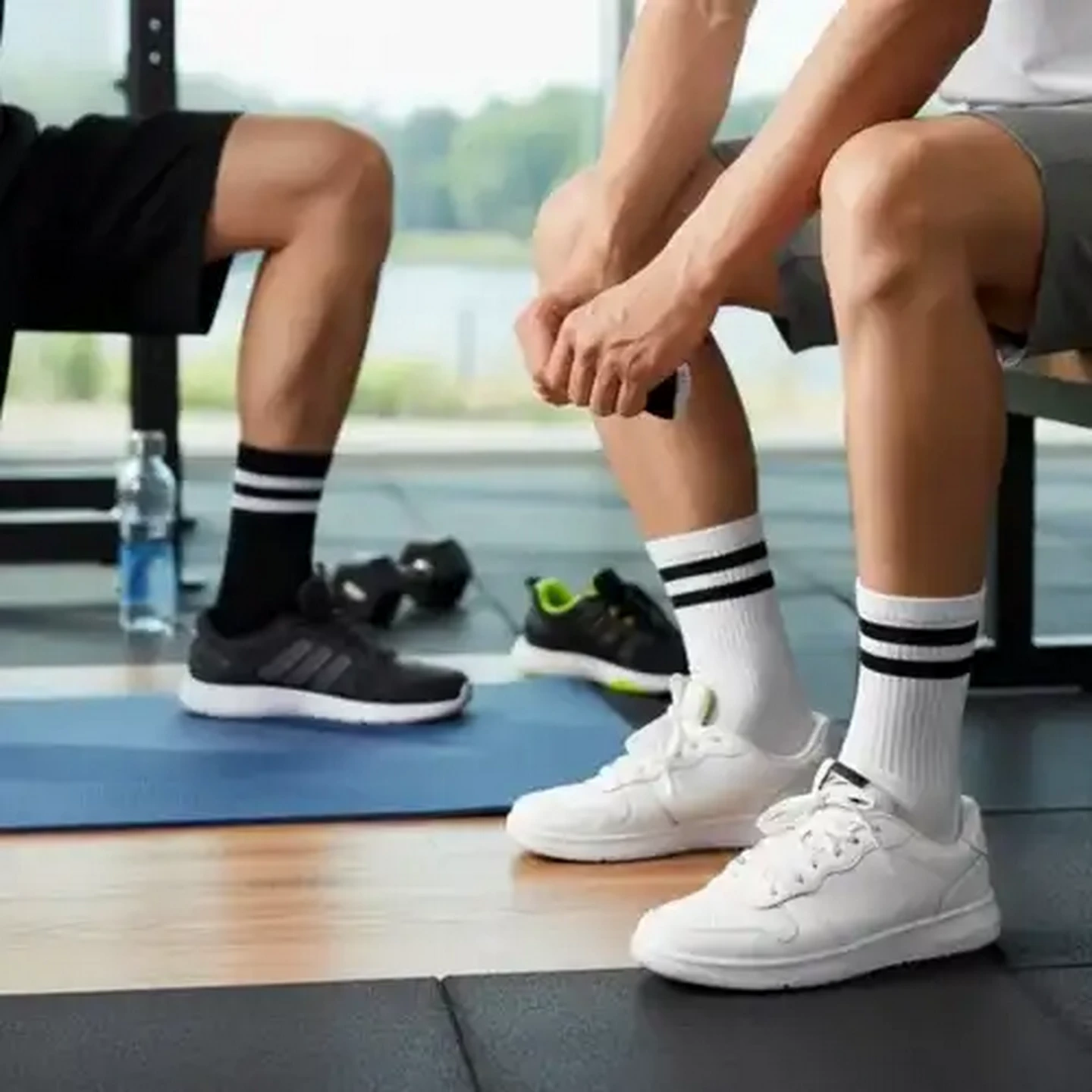 Image of Bare Basics Men's Cotton Rich Sports Anklet Multisport Socks Size 7-11