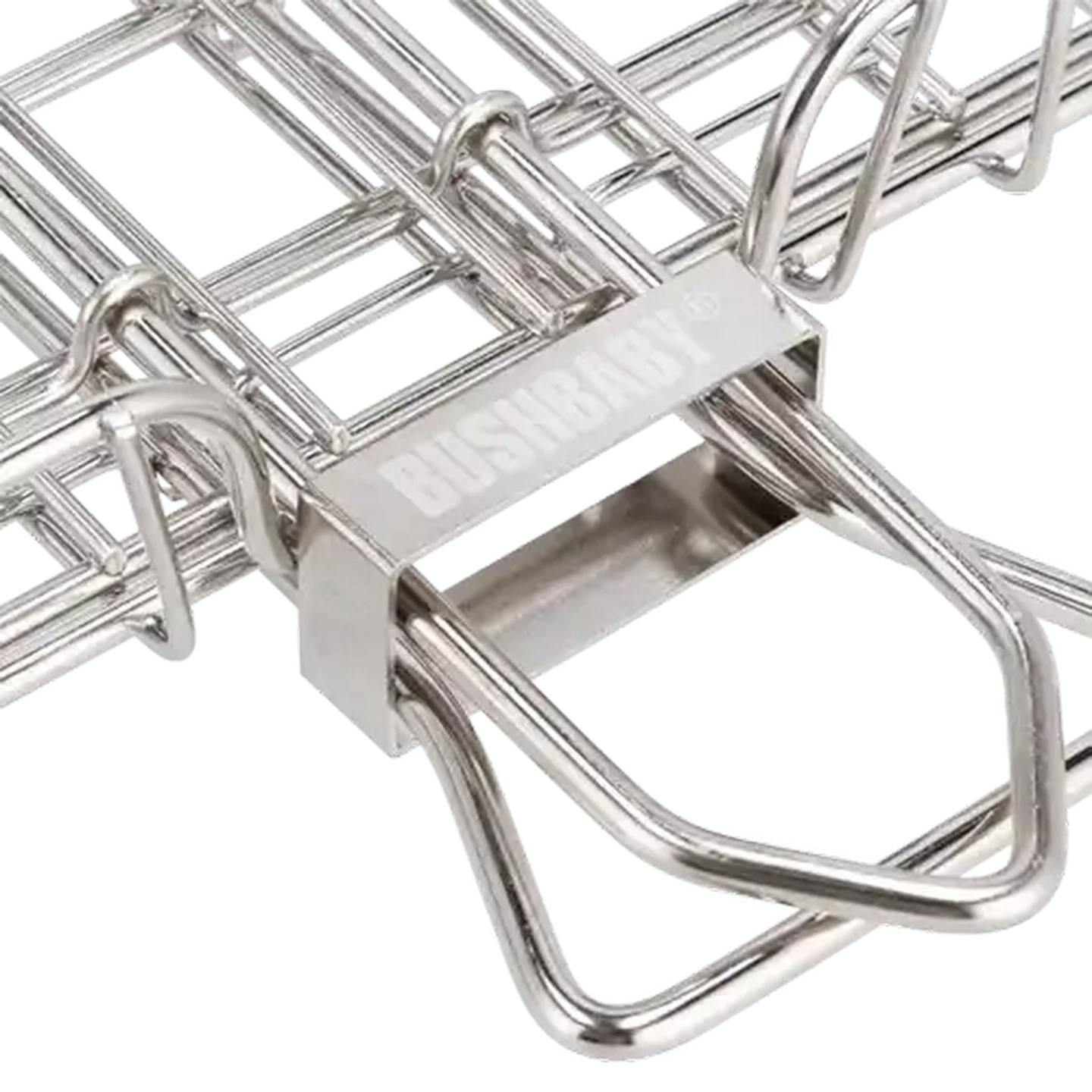 Image of Bush Baby Stainless Steel Braai Grid with Adjustable Handle 44 x 34cm