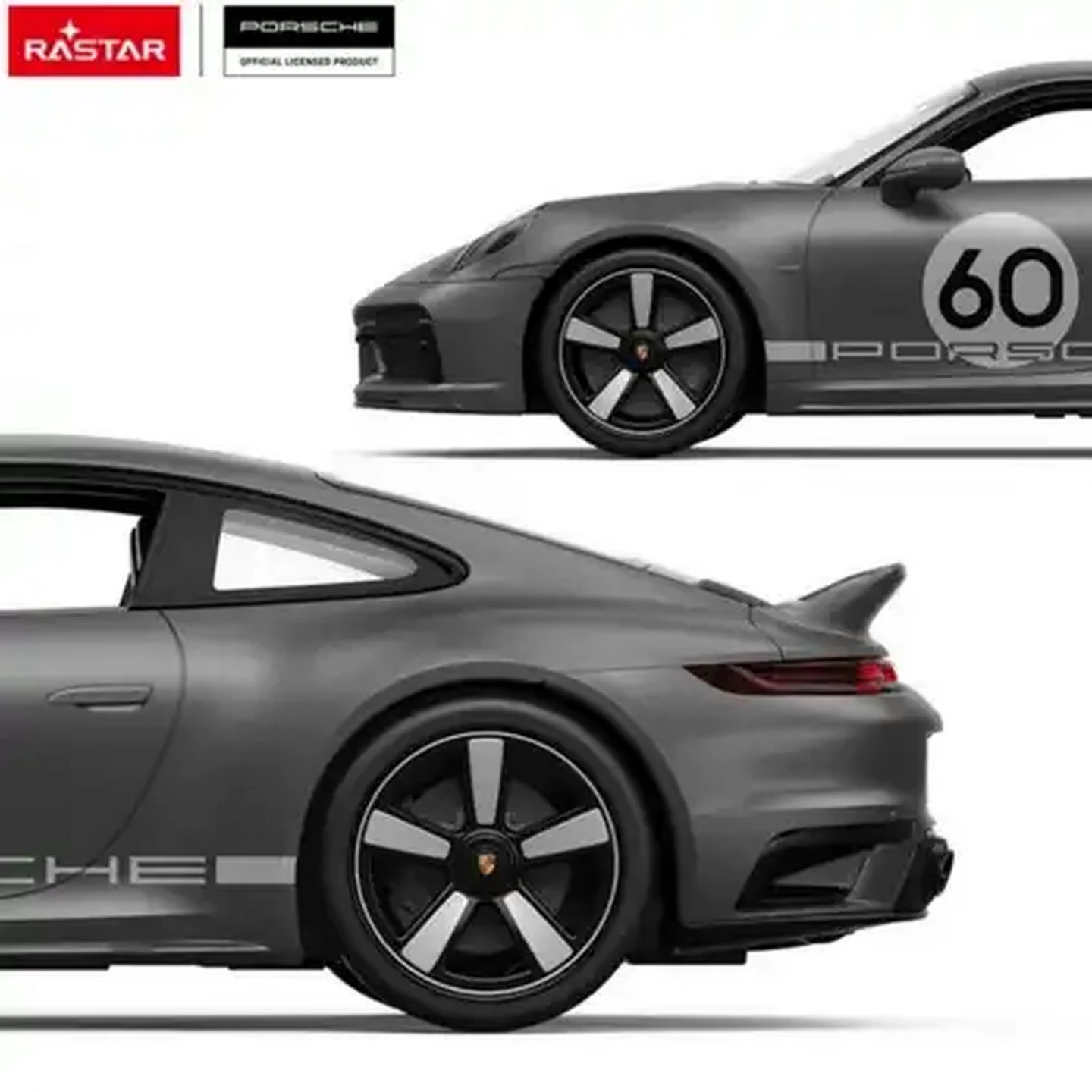 Checkers Sixty60 | RASTAR Grey 1:16 Porsche 911 Radio Control Car
