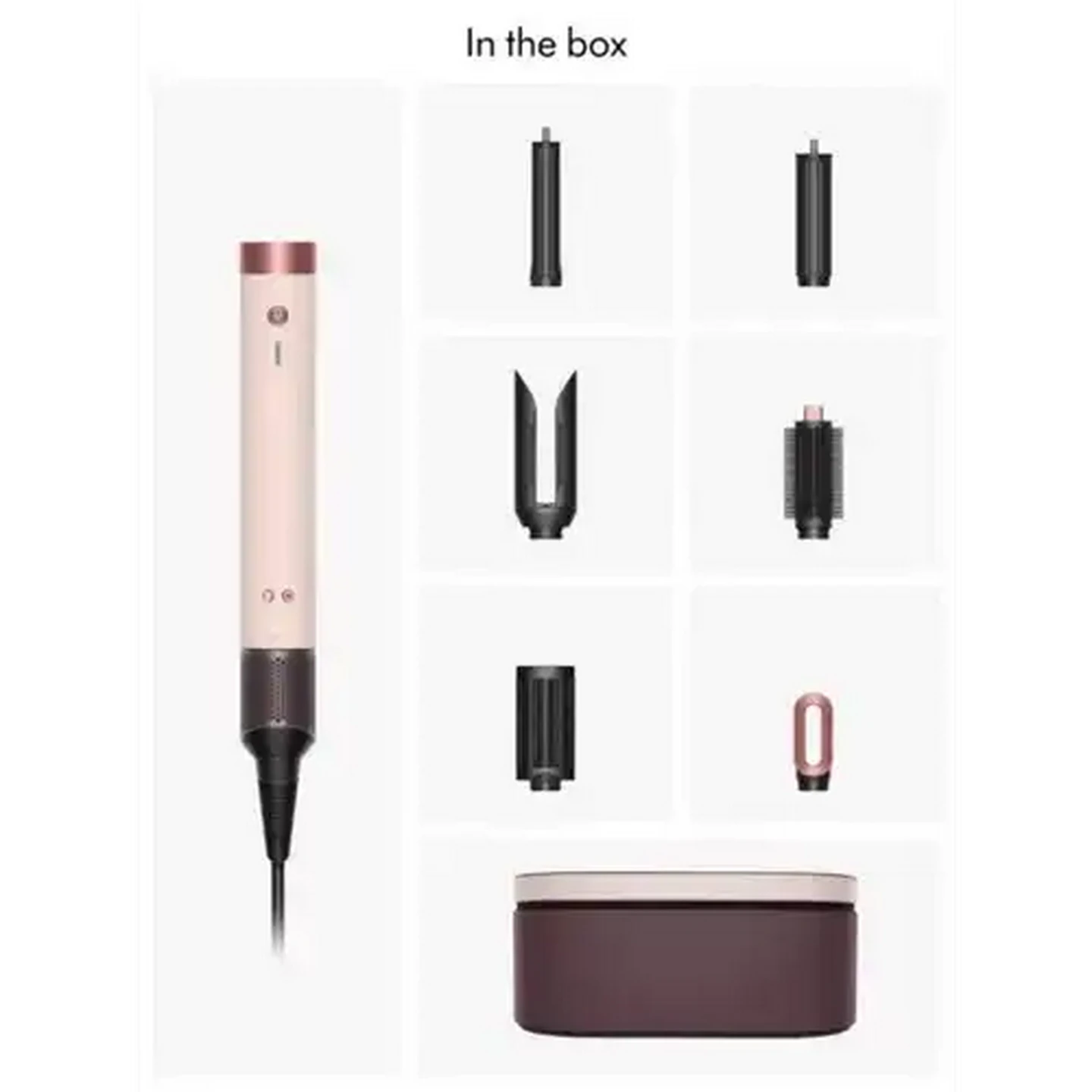Dyson Airwrap ホワイト/ローズゴールド 充電器付き Checkers Sixty60 | Dyson Airwrap Co-anda 2x T1/T2 Pink Rose Gold