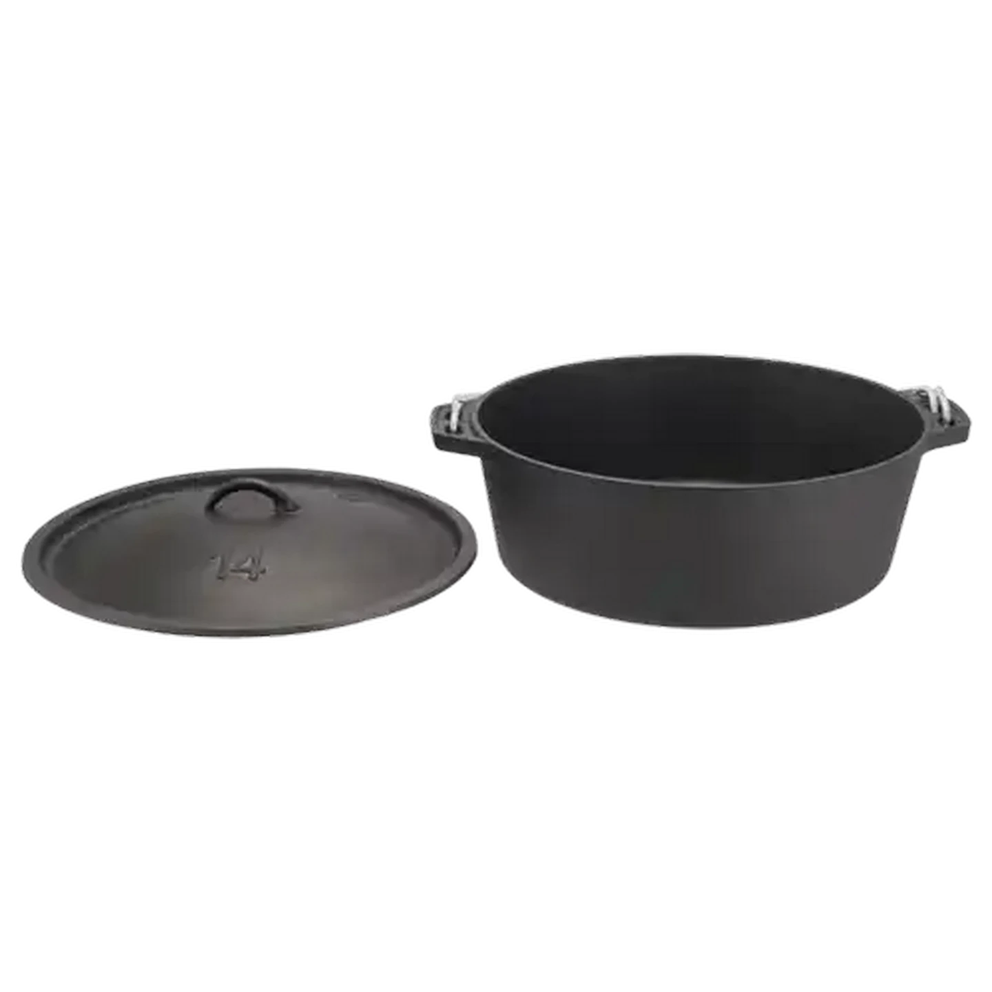 Image of Bush Baby Cast Iron Flat Pot No.14