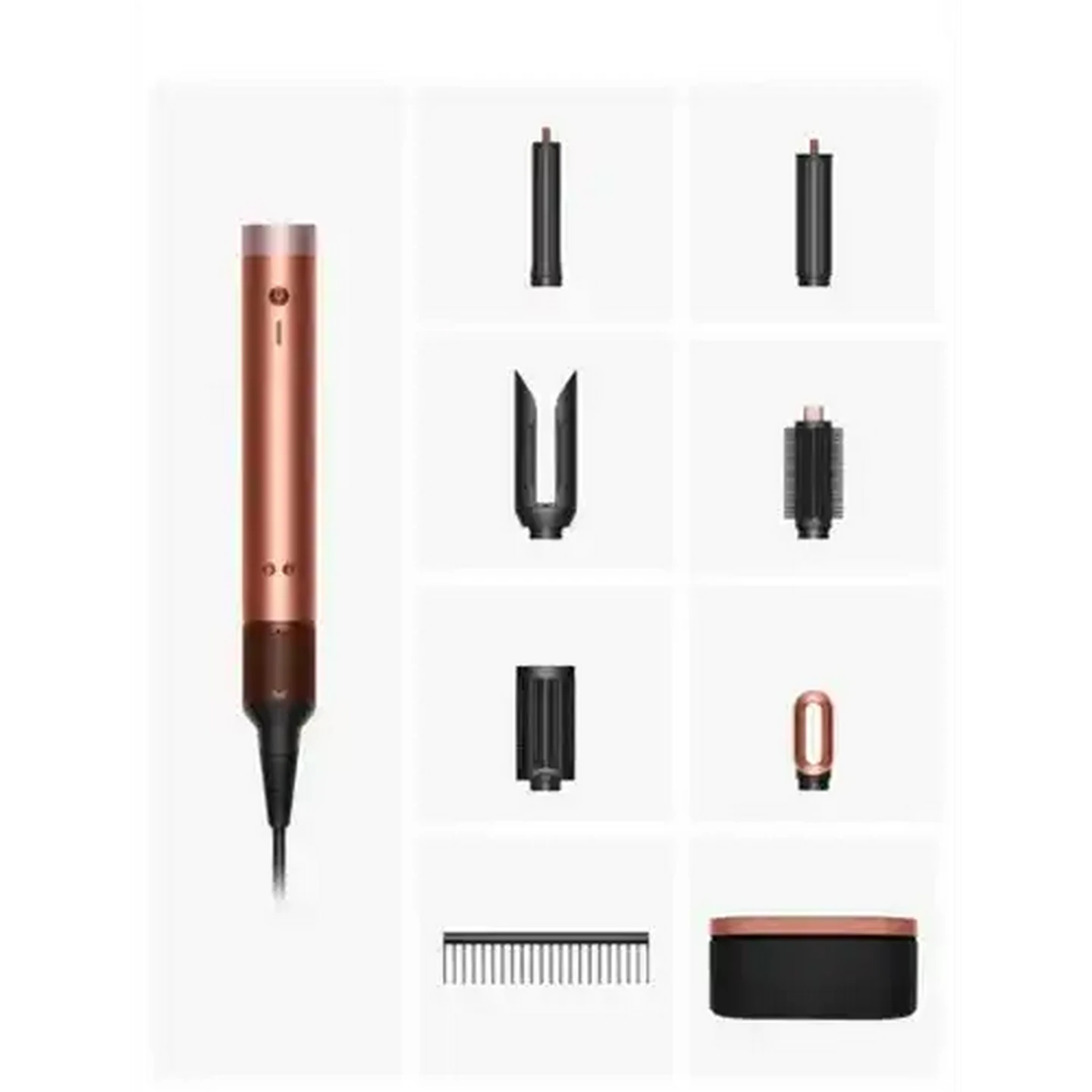Dyson6セット Checkers Sixty60 | Dyson Airwrap Coanda 2x Amber Silk & Pink