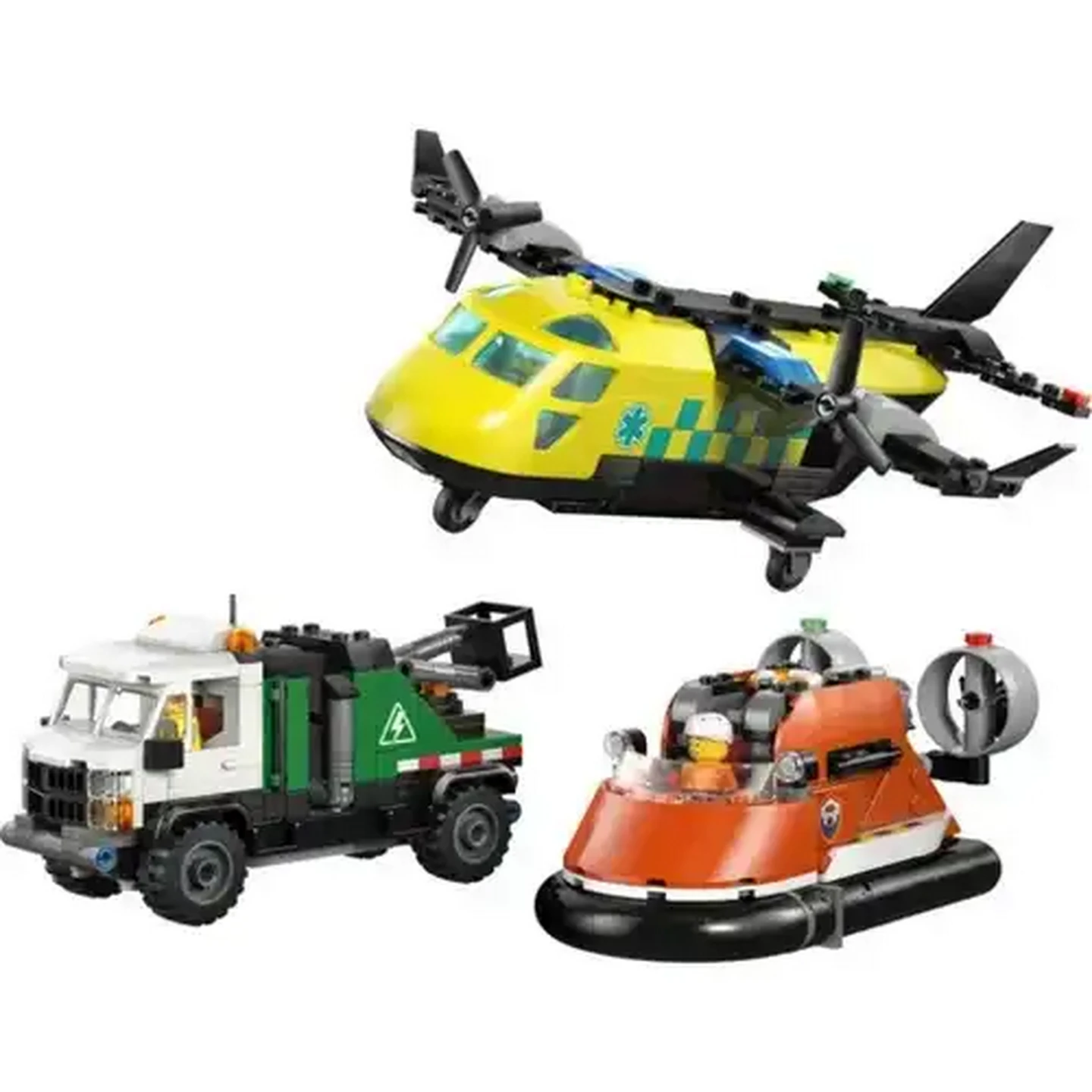 Checkers Sixty60 | LEGO® City Airplane, Service Truck & Hovercraft