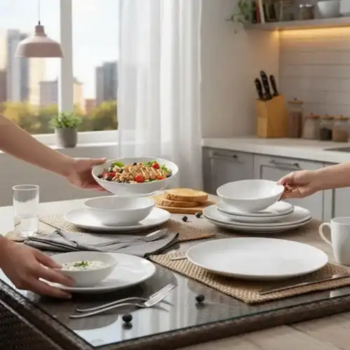 Checkers Sixty60 | Hyper Value Loft Living Porcelain Dinner Set 12