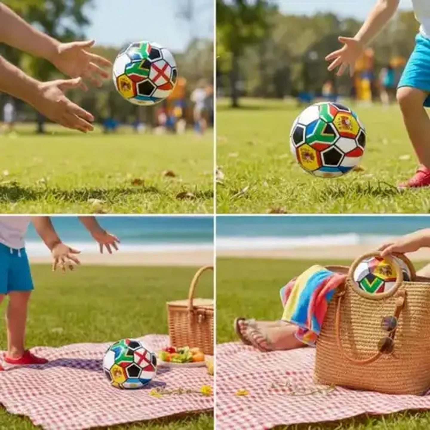 Image of World Flags Plastic Ball 21cm