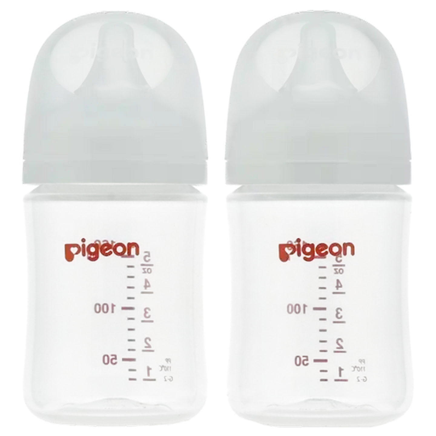Image of Pigeon SofTouch Bottles 160ml 2 Pack 0 Months+