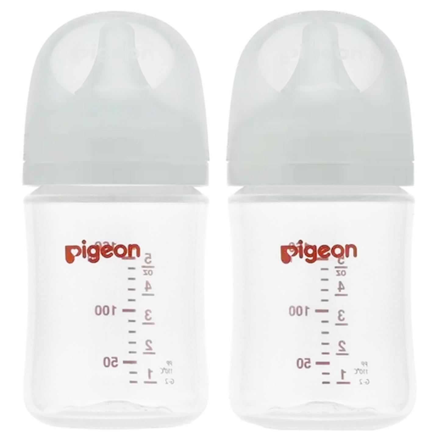 Image of Pigeon SofTouch Bottles 160ml 2 Pack 0 Months+