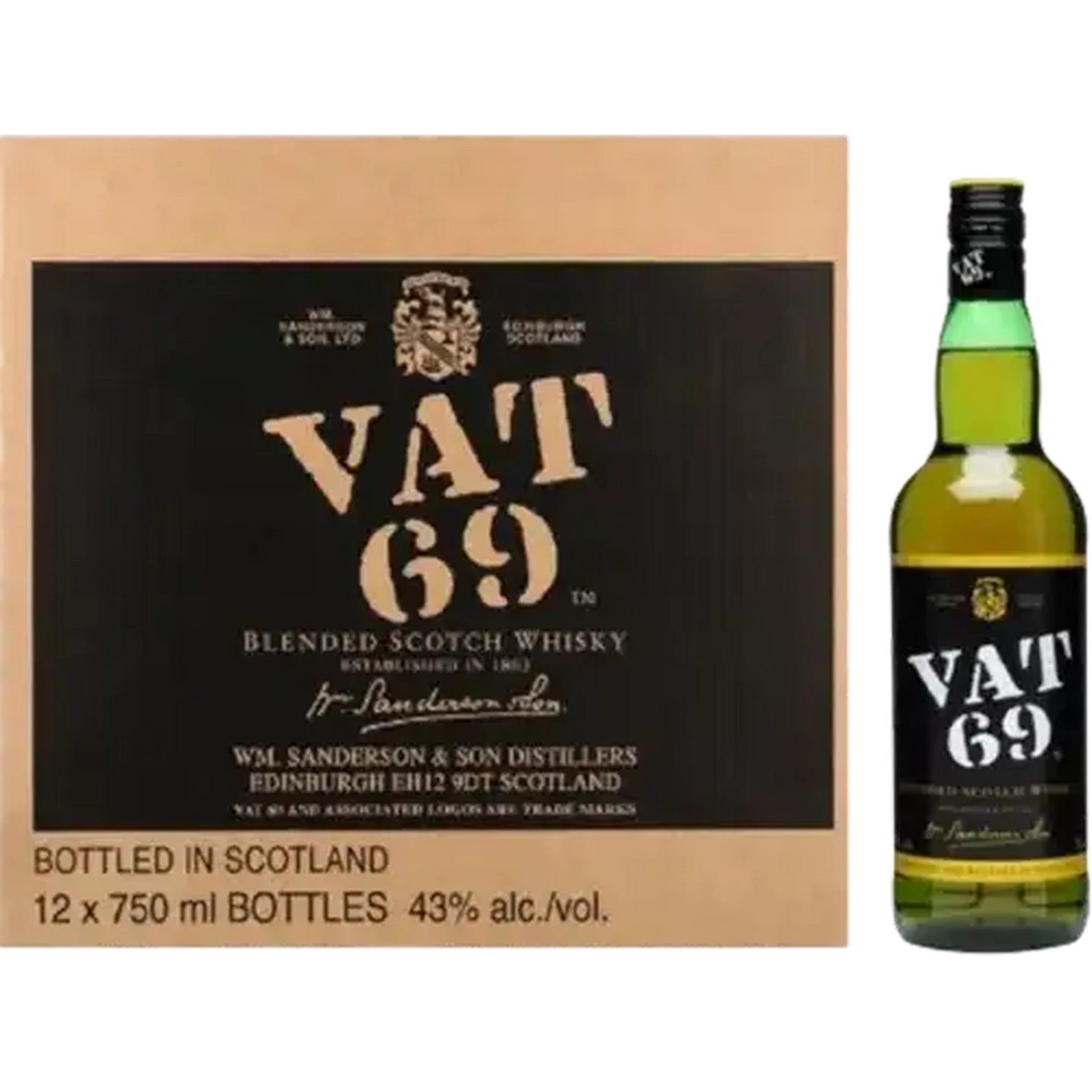Shoprite ZA | VAT 69 Blended Scotch Whisky Bottles 12 x 750ml