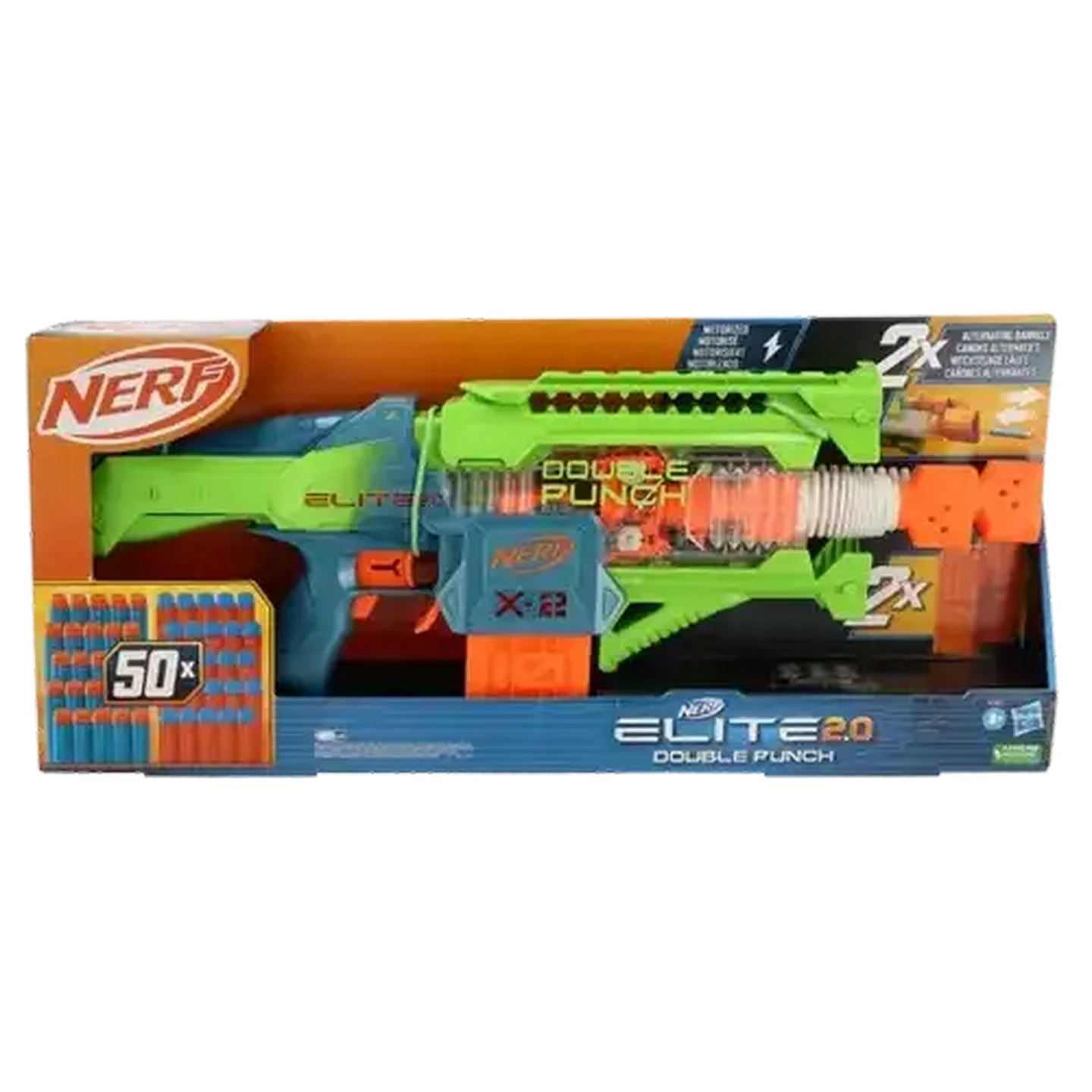Checkers Sixty60 | Nerf Elite 2.0 Double Punch Blaster