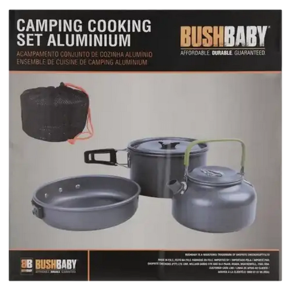 Checkers Sixty60 | Bush Baby Aluminum Camping Cooking Set 4 Piece