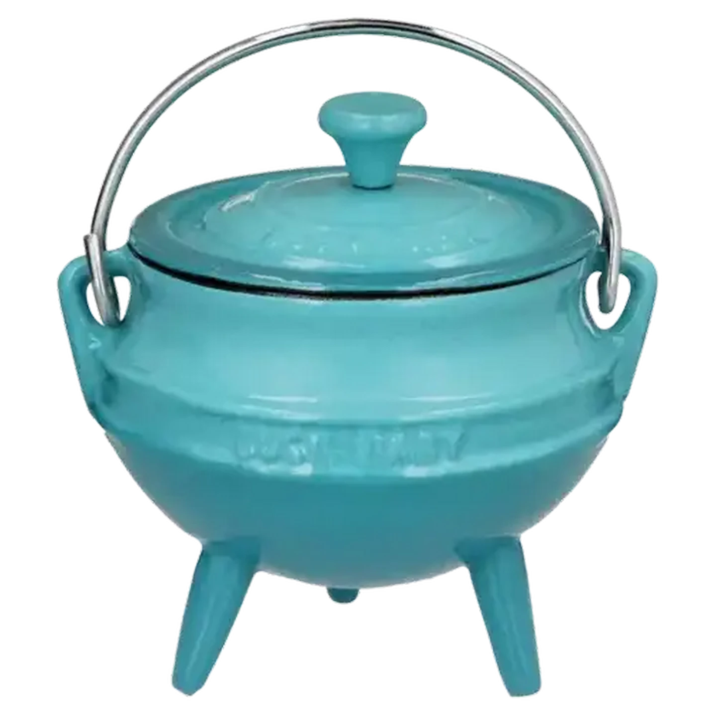 Image of Bush Baby Teal Enamel No 3 Potjie