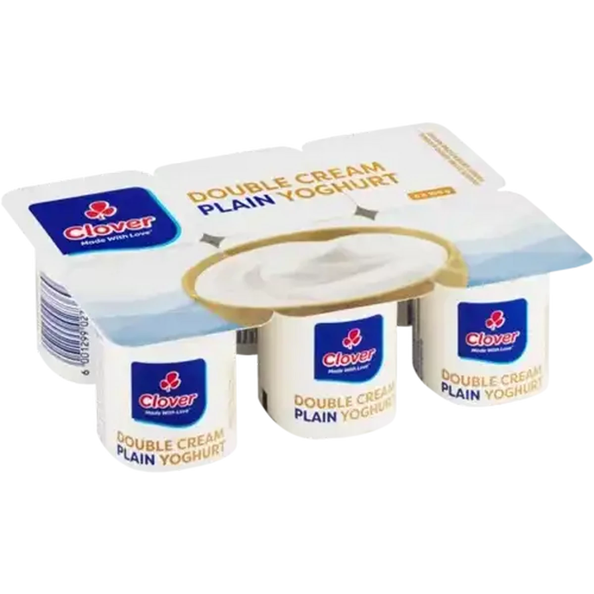 Checkers Sixty60 | Clover Plain Double Cream Yoghurt 6 x 100g