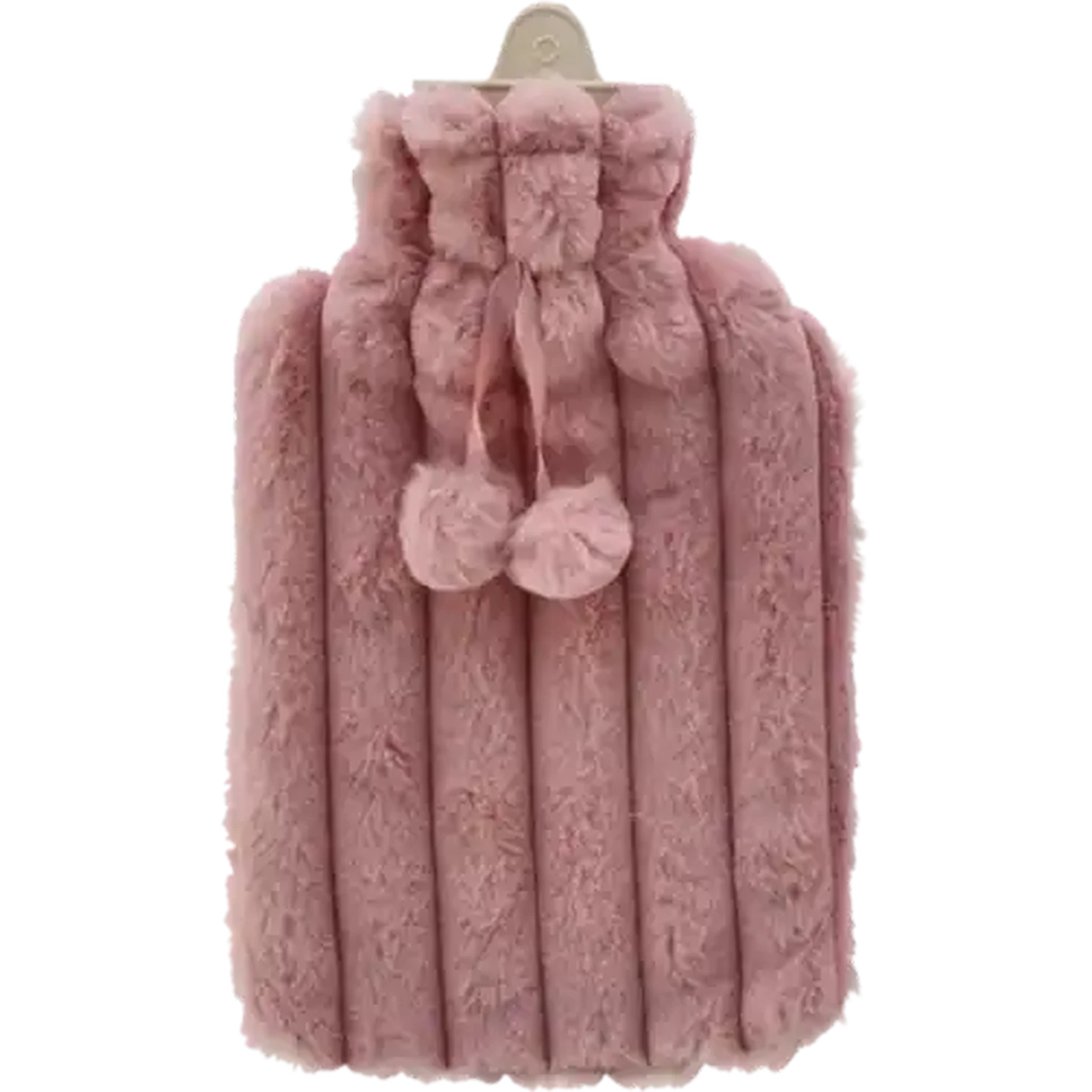 Image of Multicolour Fluffy Hot Water Bottle 2L (Colour May Vary)