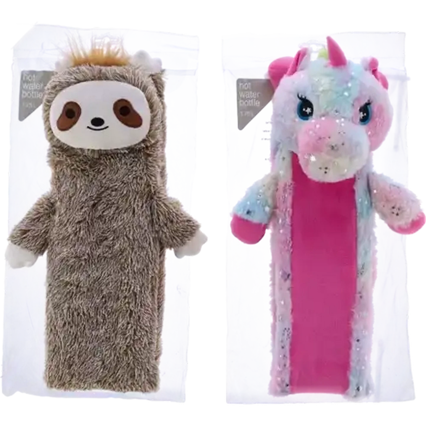 Image of Hot Water Bottle with Long Animal Sleeve 850ml (Print May Vary)