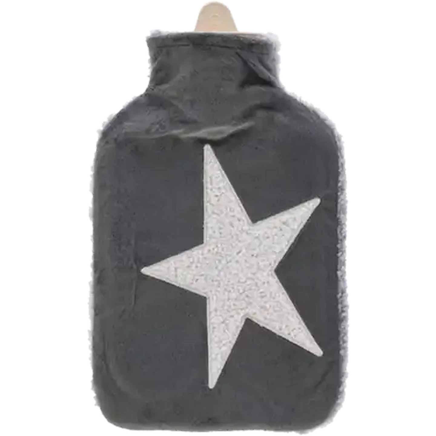 Image of General Hot Water Bottle with Fleece Cover 2L