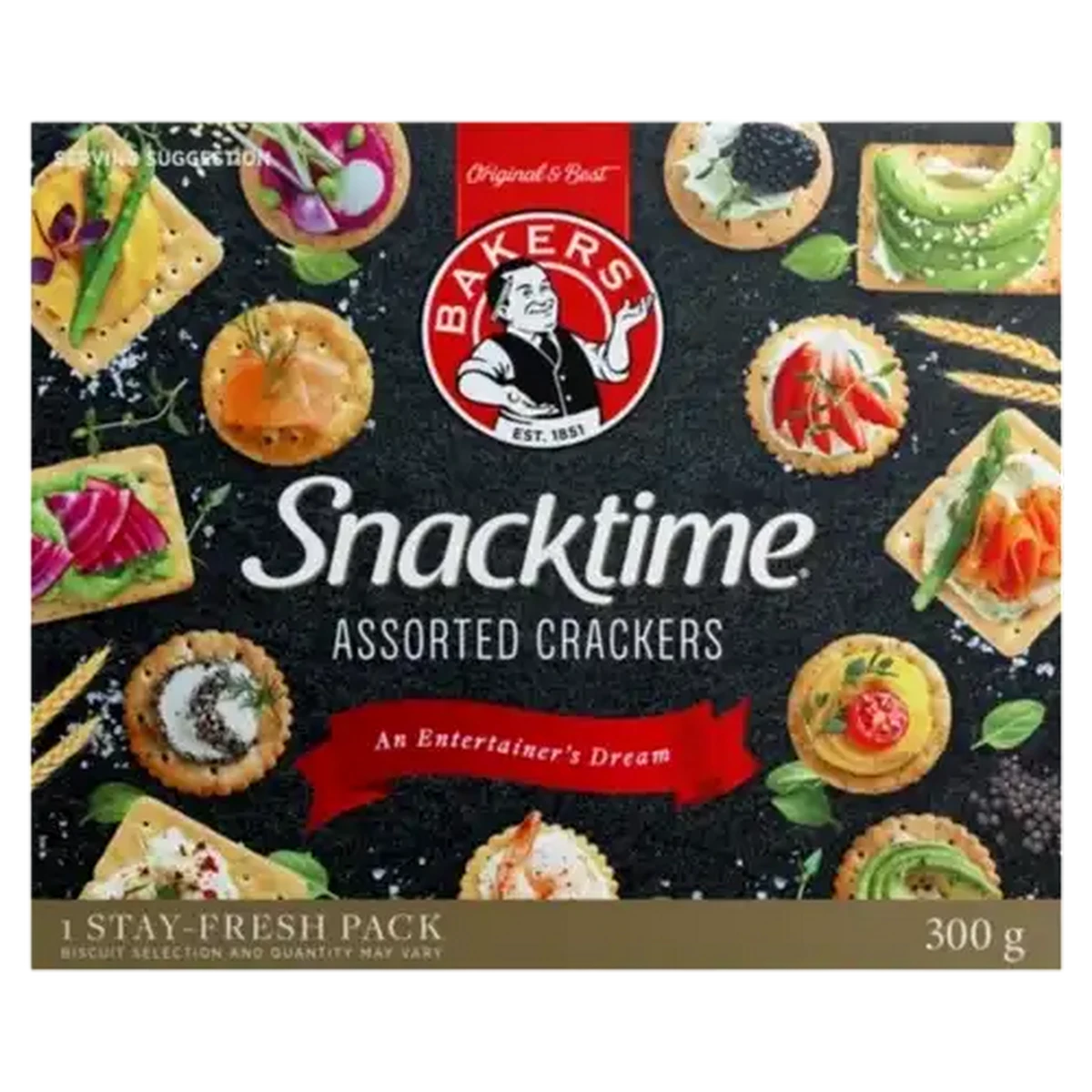 Checkers Sixty60 | Bakers Snacktime Assorted Crackers 300g