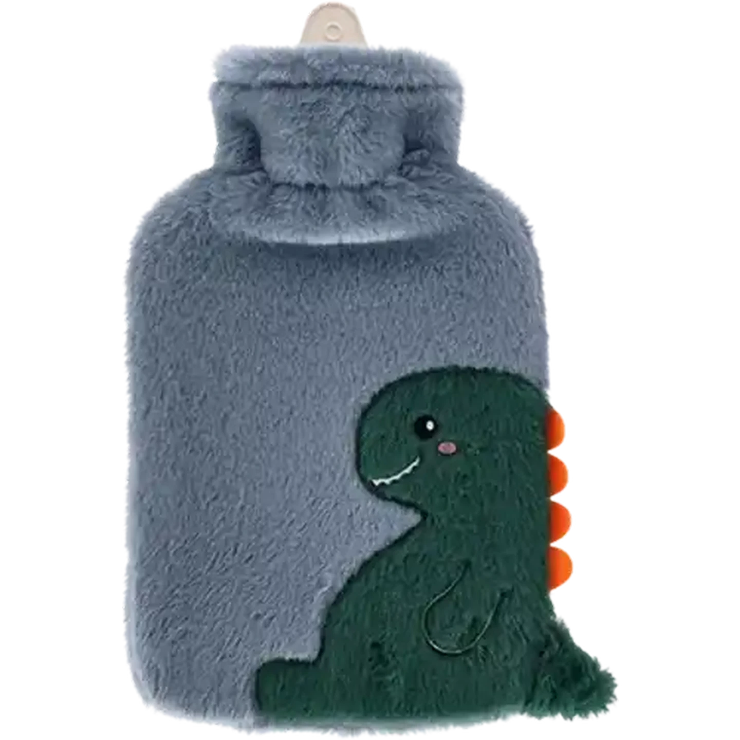 Image of Animals Fluffy Hot Water Bottle 2L (Design May Vary)