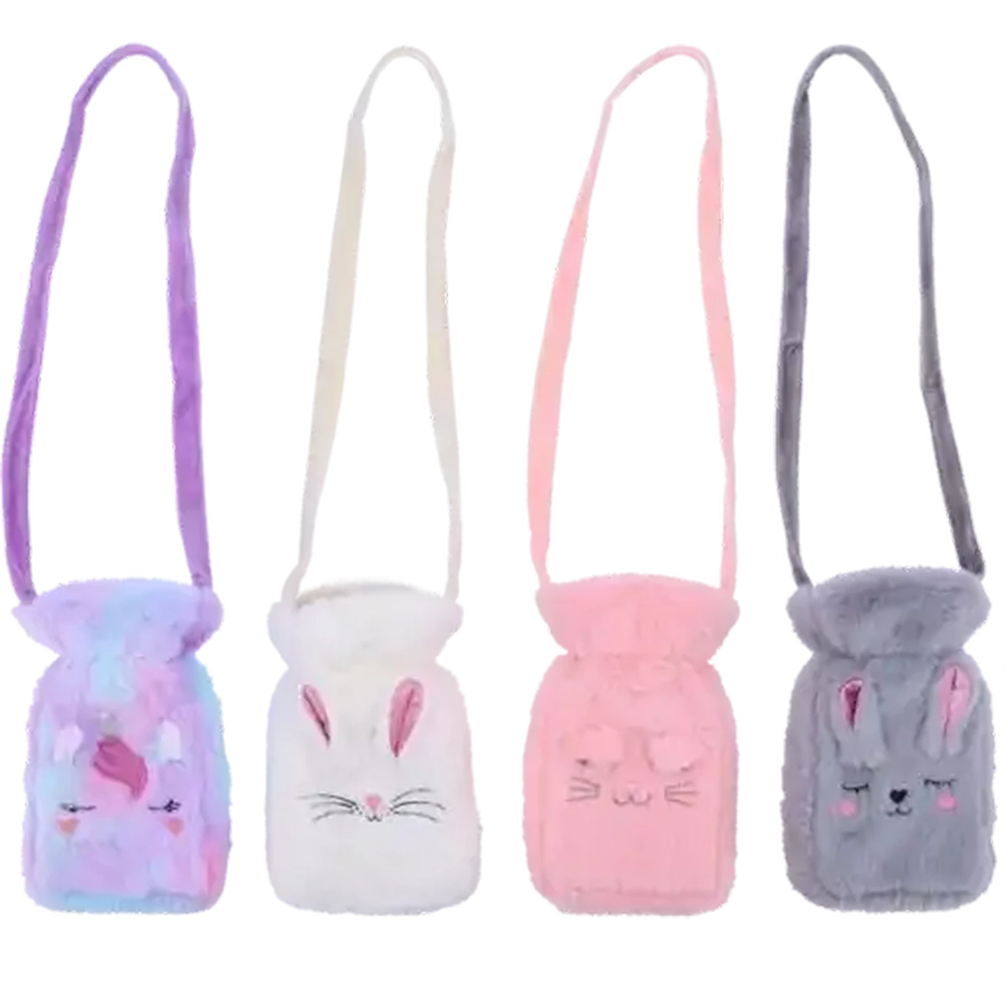 Image of Cats with Straps Hot Water Bottle 280ml (Colour May Vary)
