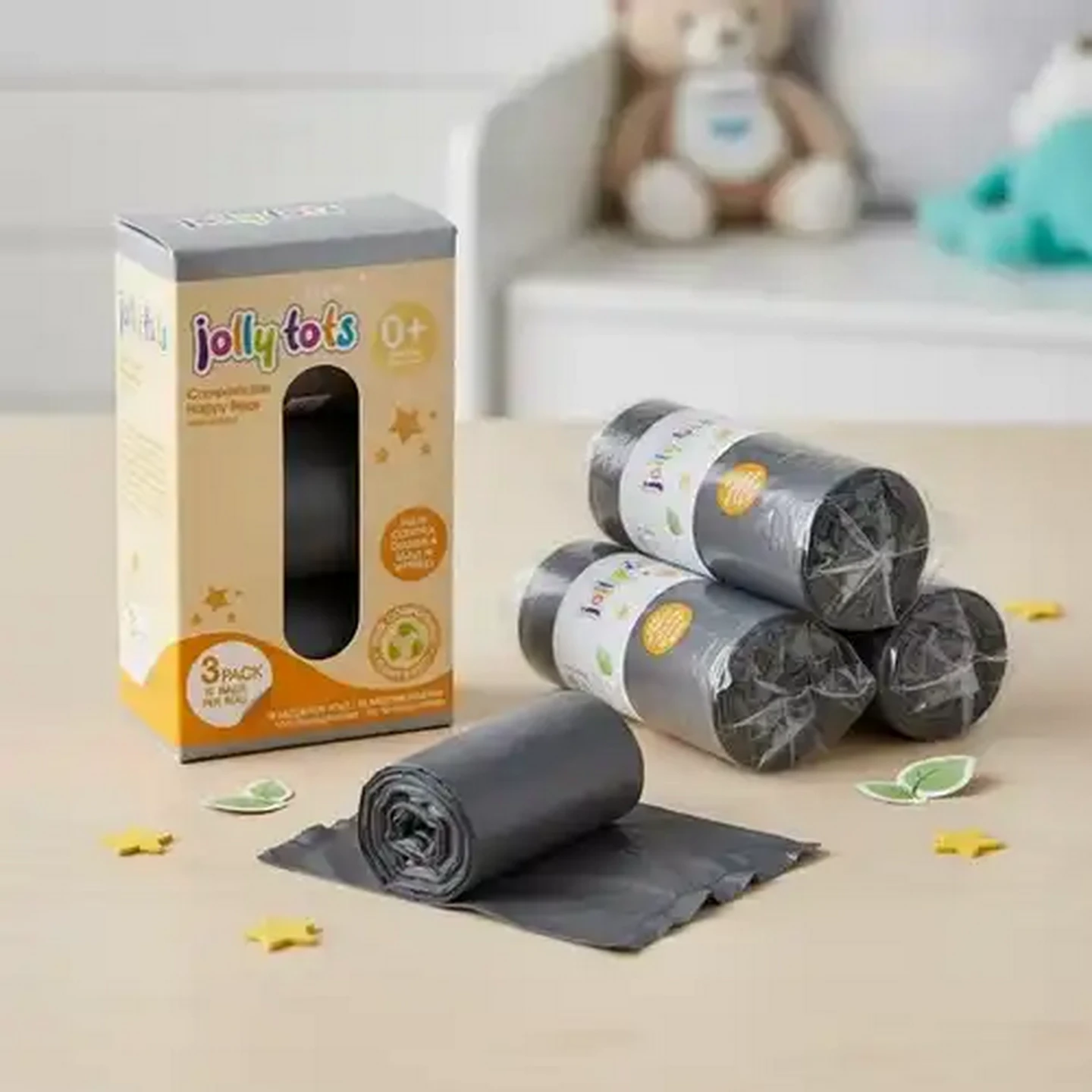 Checkers Sixty60 | Jolly Tots Grey Compostable Nappy Bag Refill