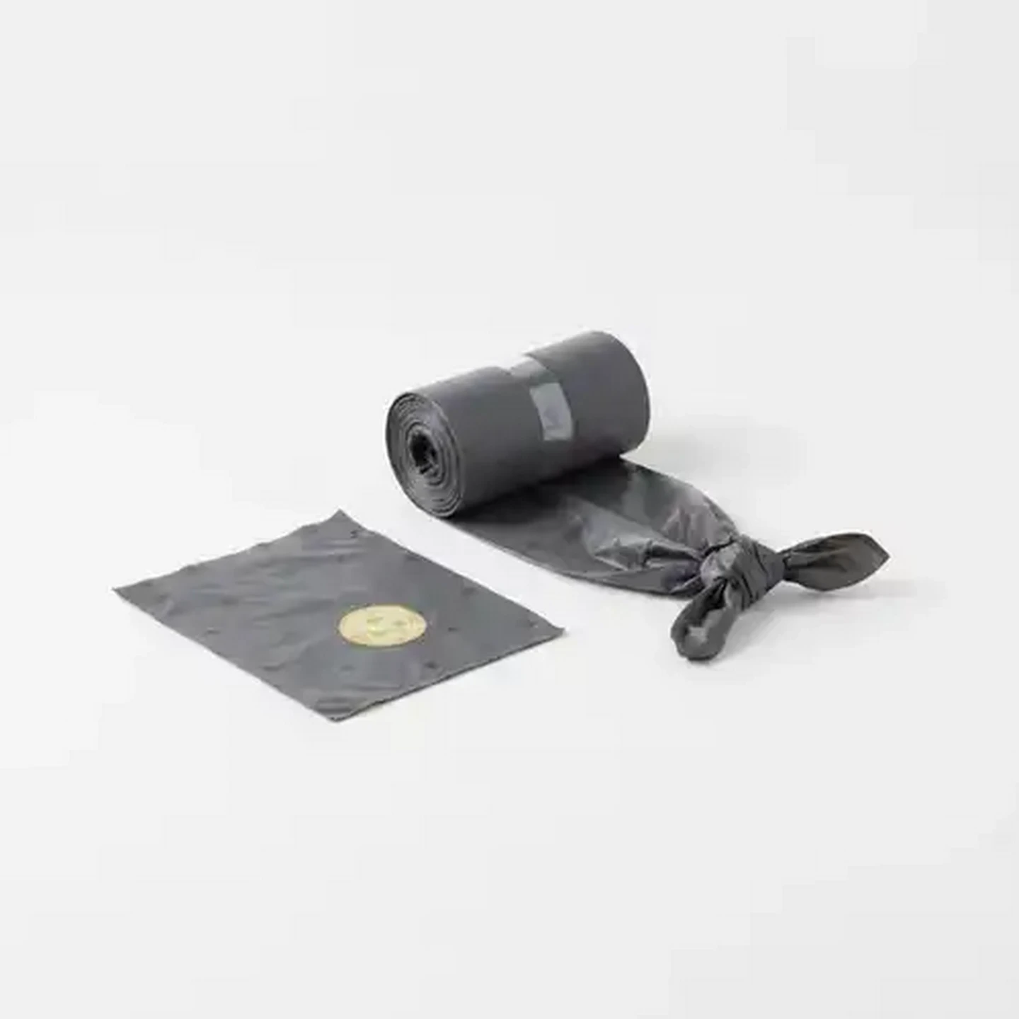 Image of Jolly Tots Grey Compostable Nappy Bag Refill Rolls 0 Months + 3-Pack