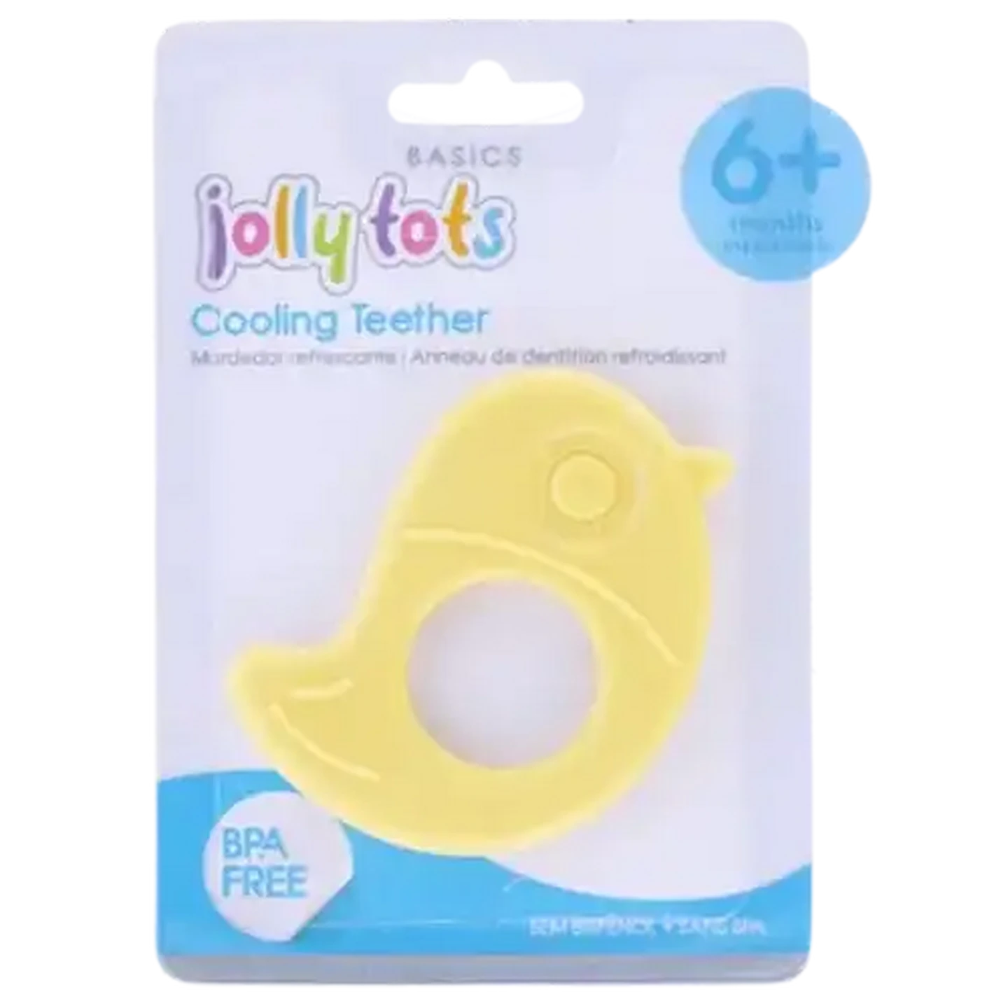 Image of Jolly Tots Yellow Soft Cooling Teether 6 Months+