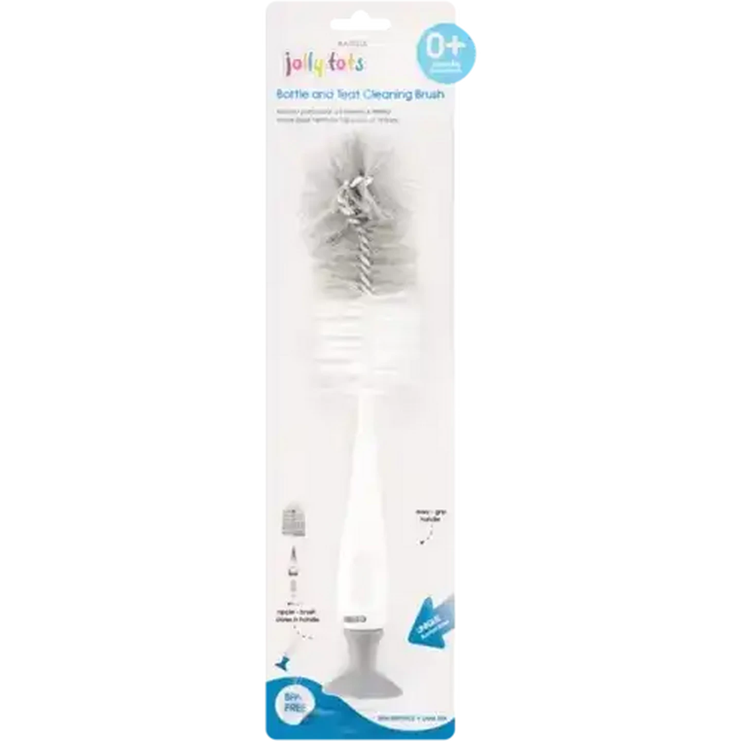 Image of Jolly Tots Bottle And Teat Cleaning Brush Set