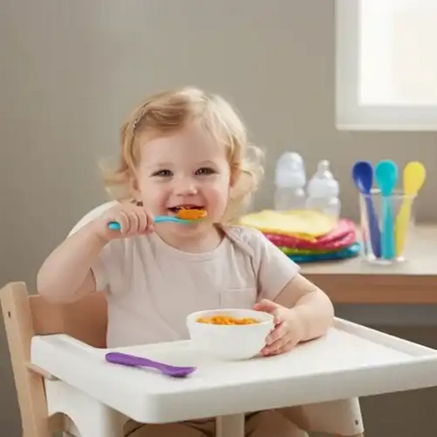 Image of Jolly Tots Spoon Set 3 Months 10-Pack