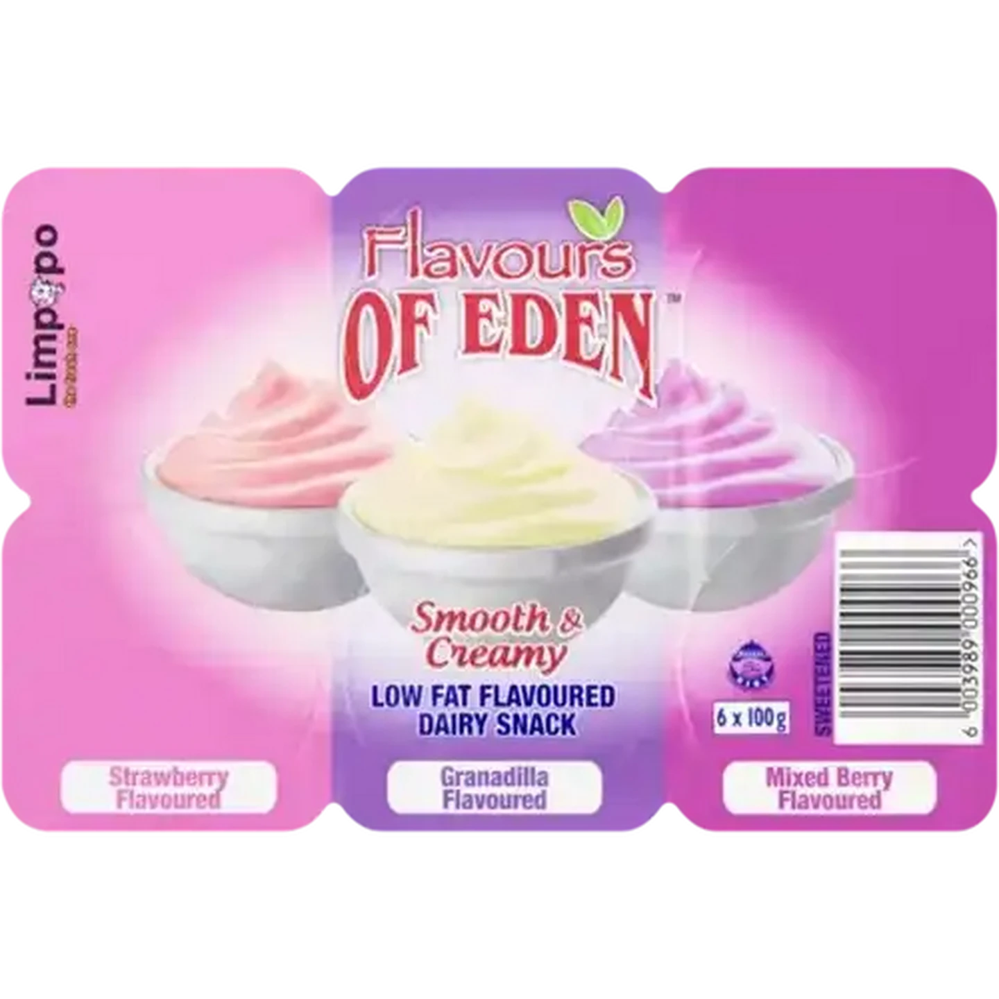 ダイエットフード Yuiford Shoprite ZA | Fruits of Eden Assorted Low Fat Dairy Snack 6 x 100g