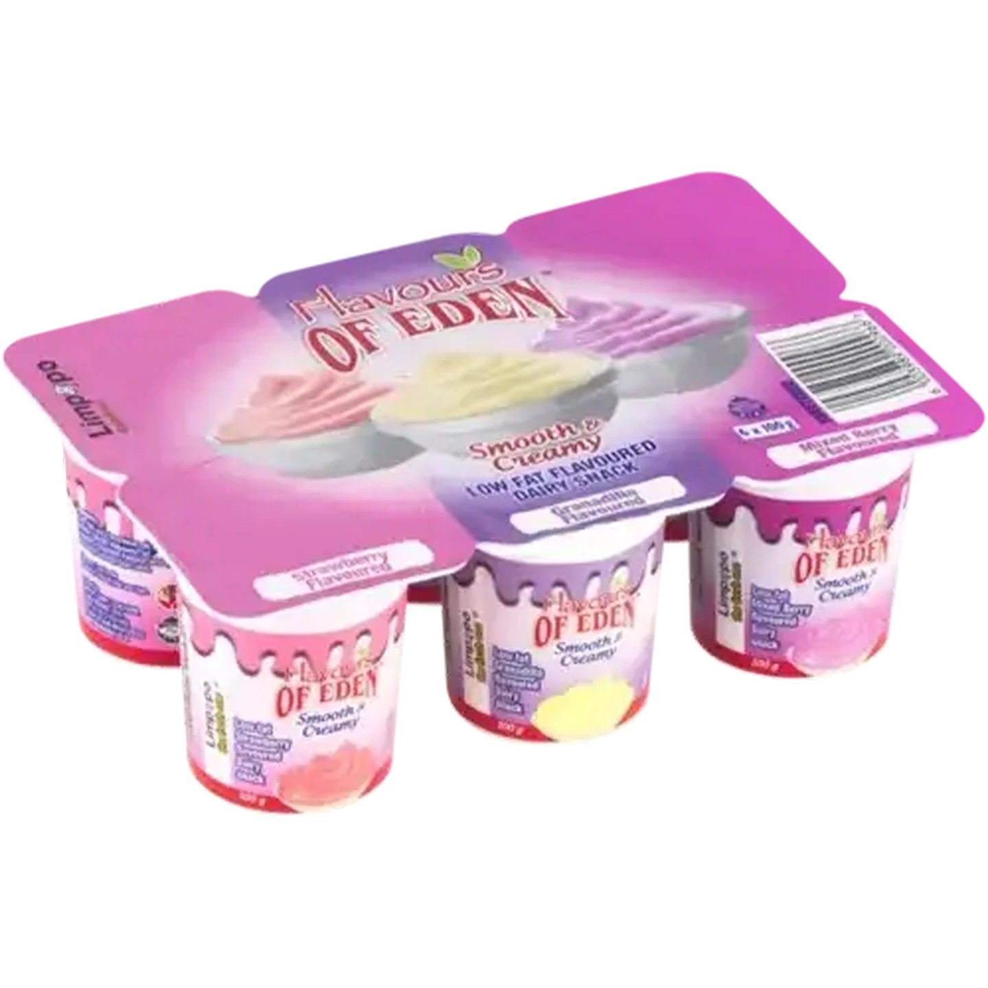Checkers Sixty60 | Fruits of Eden Assorted Low Fat Dairy Snack 6 x